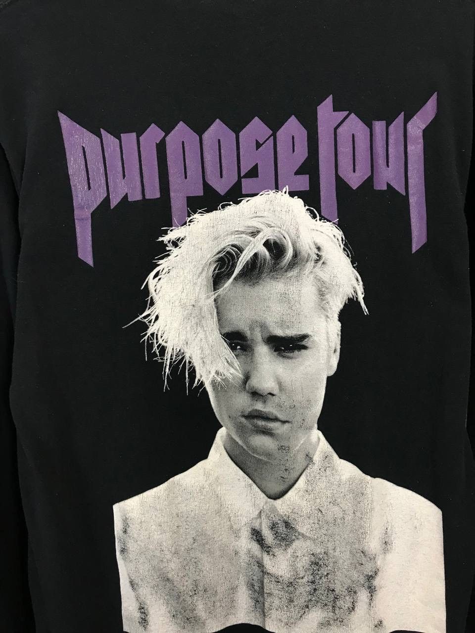 Band Tees Justin Bieber pop rap band tour longsleeve Size US M / EU 48-50 / 2 - 2 Thumbnail