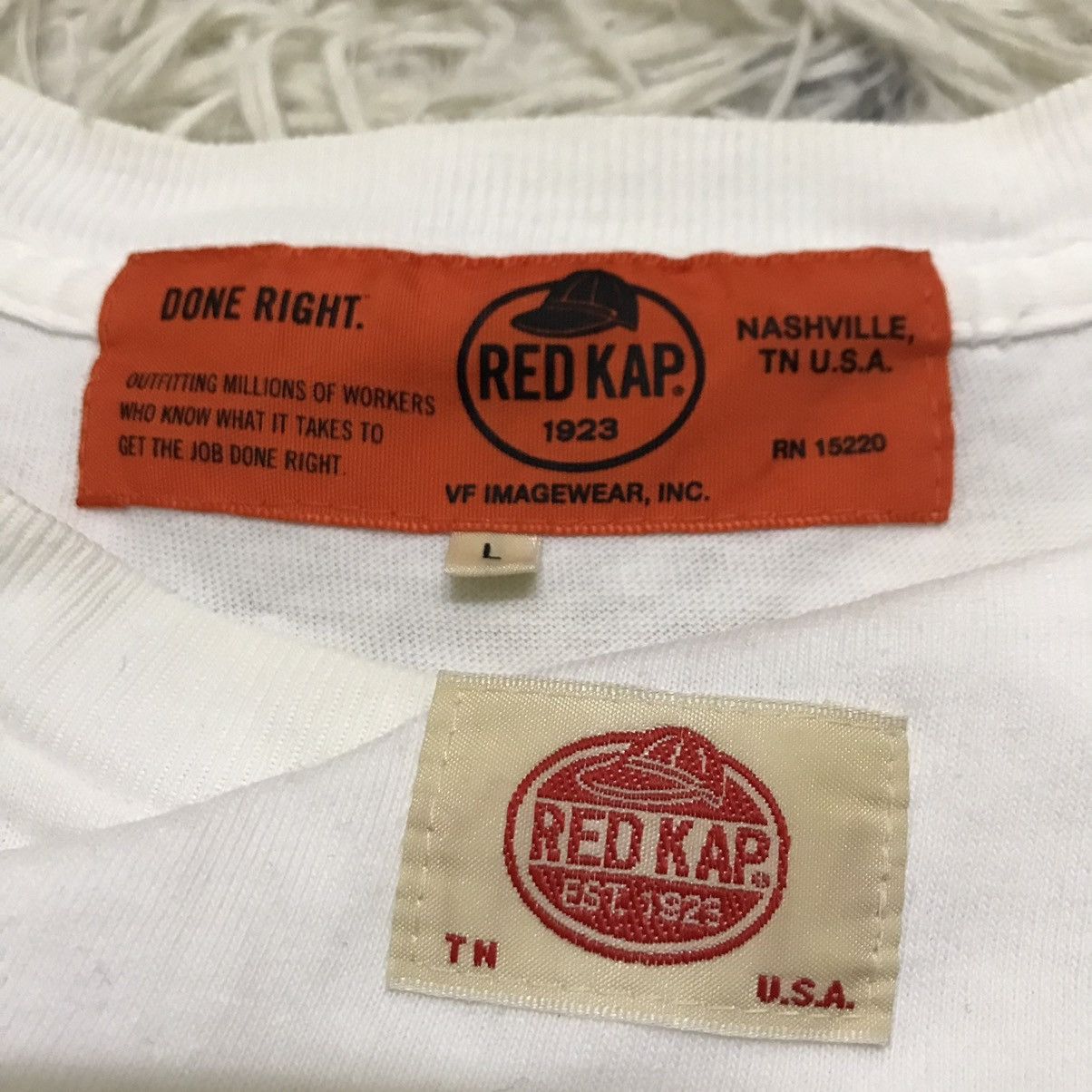 Japanese Brand Red Kap Big Logo tshirt Size US M / EU 48-50 / 2 - 7 Thumbnail