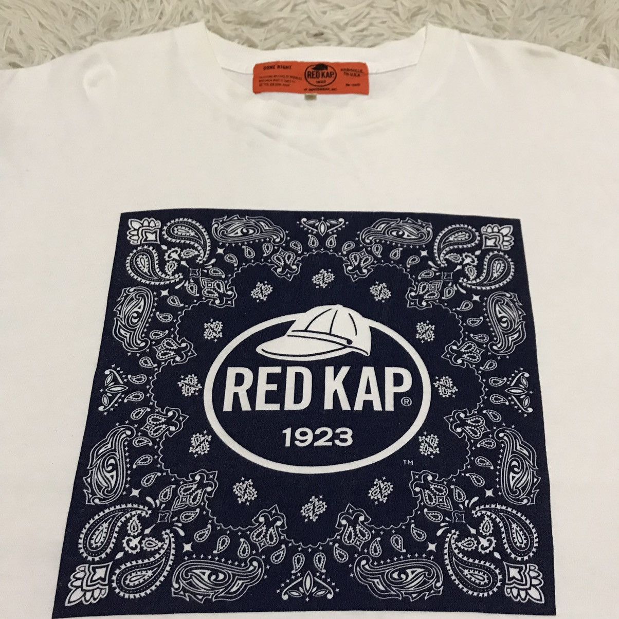 Japanese Brand Red Kap Big Logo tshirt Size US M / EU 48-50 / 2 - 6 Thumbnail