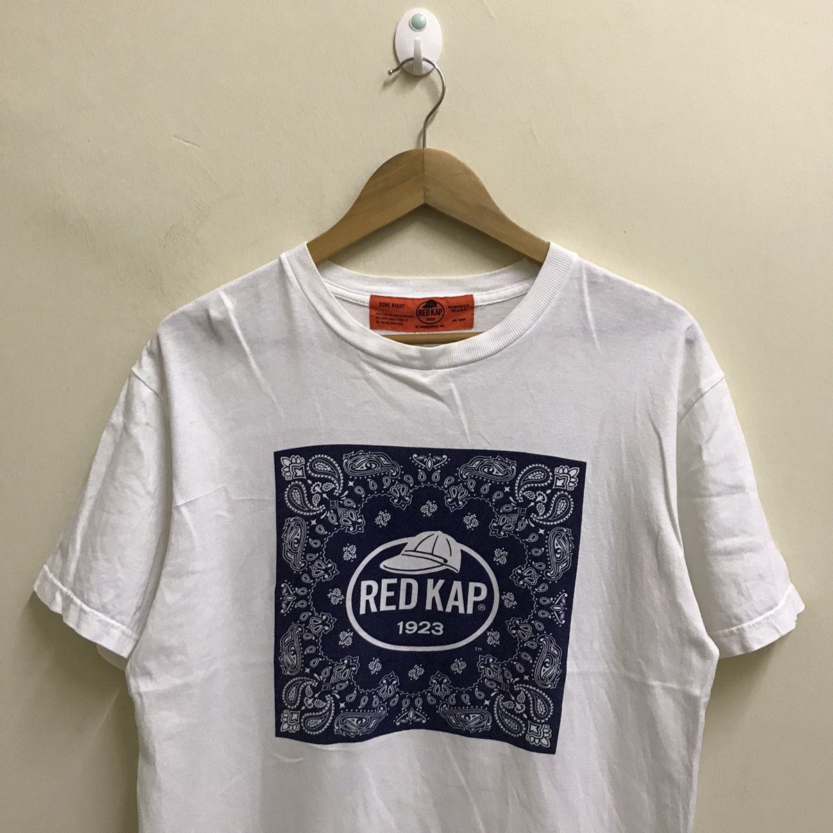 Japanese Brand Red Kap Big Logo tshirt Size US M / EU 48-50 / 2 - 3 Thumbnail