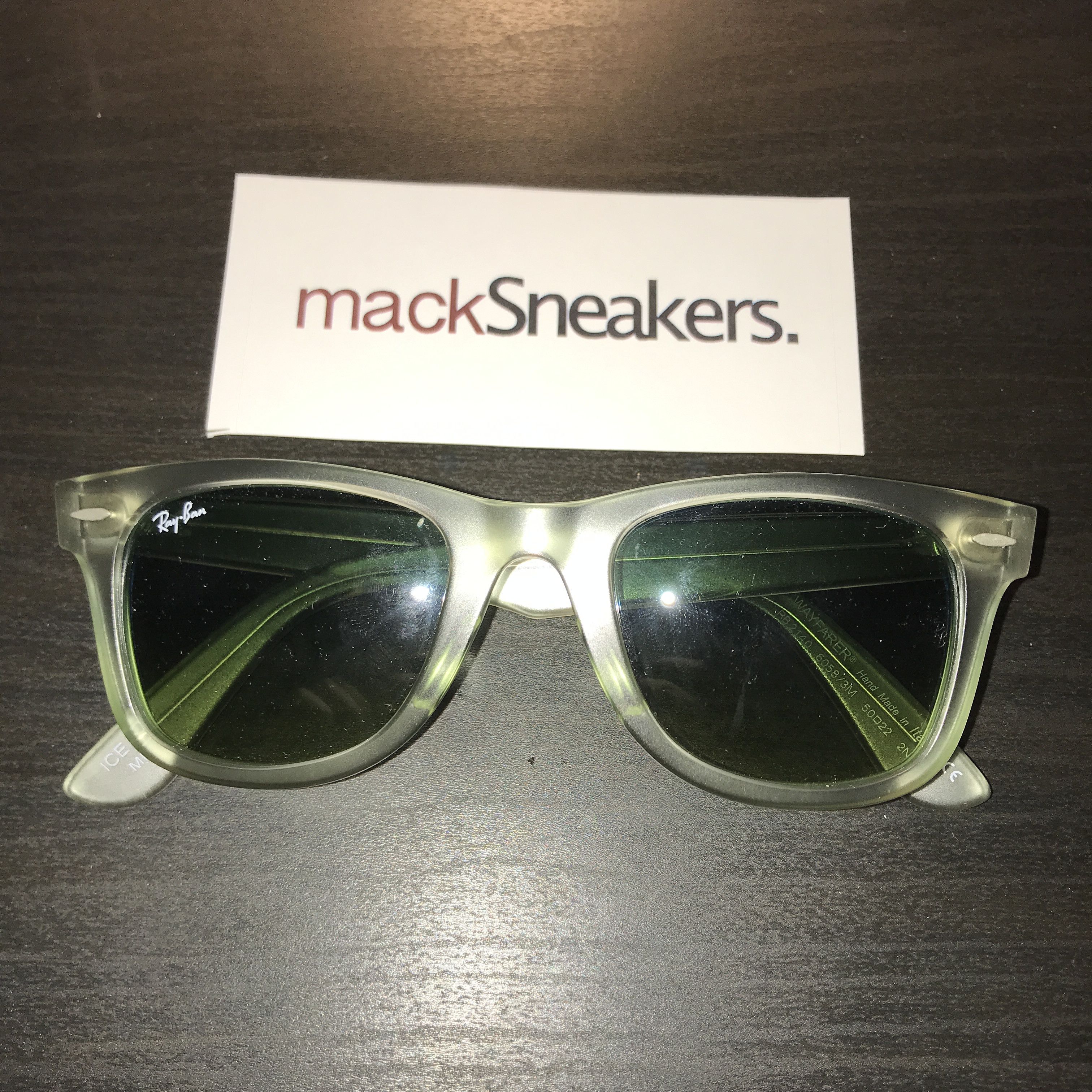 RayBan Ice Pop Mint Wayfarer Sunglasses Grailed