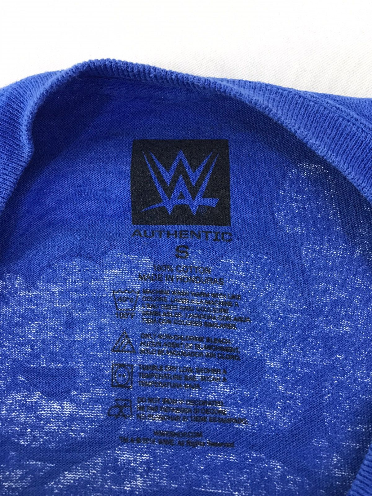 WWE × WWF John Cena Respect Earn It Wwe Authentic Gear Men Blue Tee Size US S / EU 44-46 / 1 - 8 Thumbnail