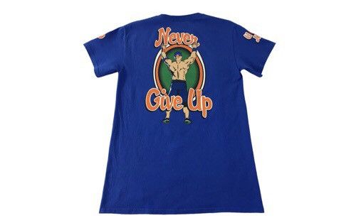 WWE × WWF John Cena Respect Earn It Wwe Authentic Gear Men Blue Tee Size US S / EU 44-46 / 1 - 2 Thumbnail