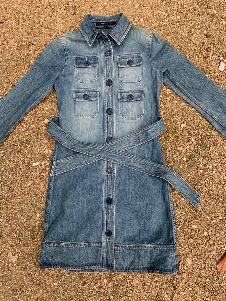 Marc Jacobs Marc Jacobs Denim Dresses Size S / US 4 / IT 40 - 3 Thumbnail