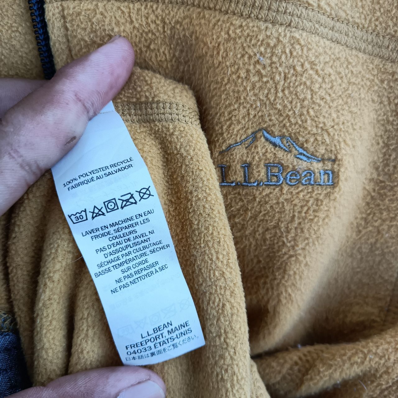 Japanese Brand × L.L. Bean L.L.Bean Minimalist Design Fleece Jacket Size US S / EU 44-46 / 1 - 4 Thumbnail