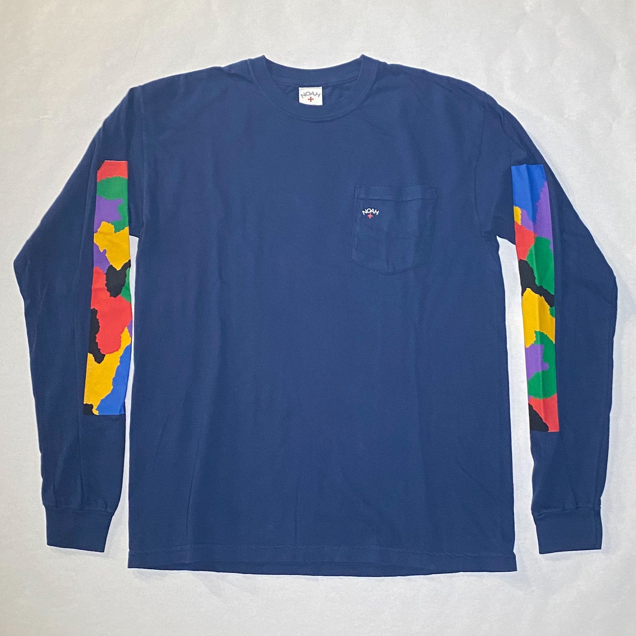 Noah Noah Tear LS Pocket Tee Blue • XL Size US XL / EU 56 / 4 - 3 Thumbnail