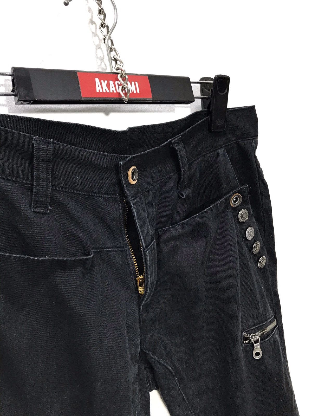 Japanese Brand Hagi Zipped Jeans PPFM Low Rise Straight 3🟦2 Size US 32 / EU 48 - 6 Thumbnail