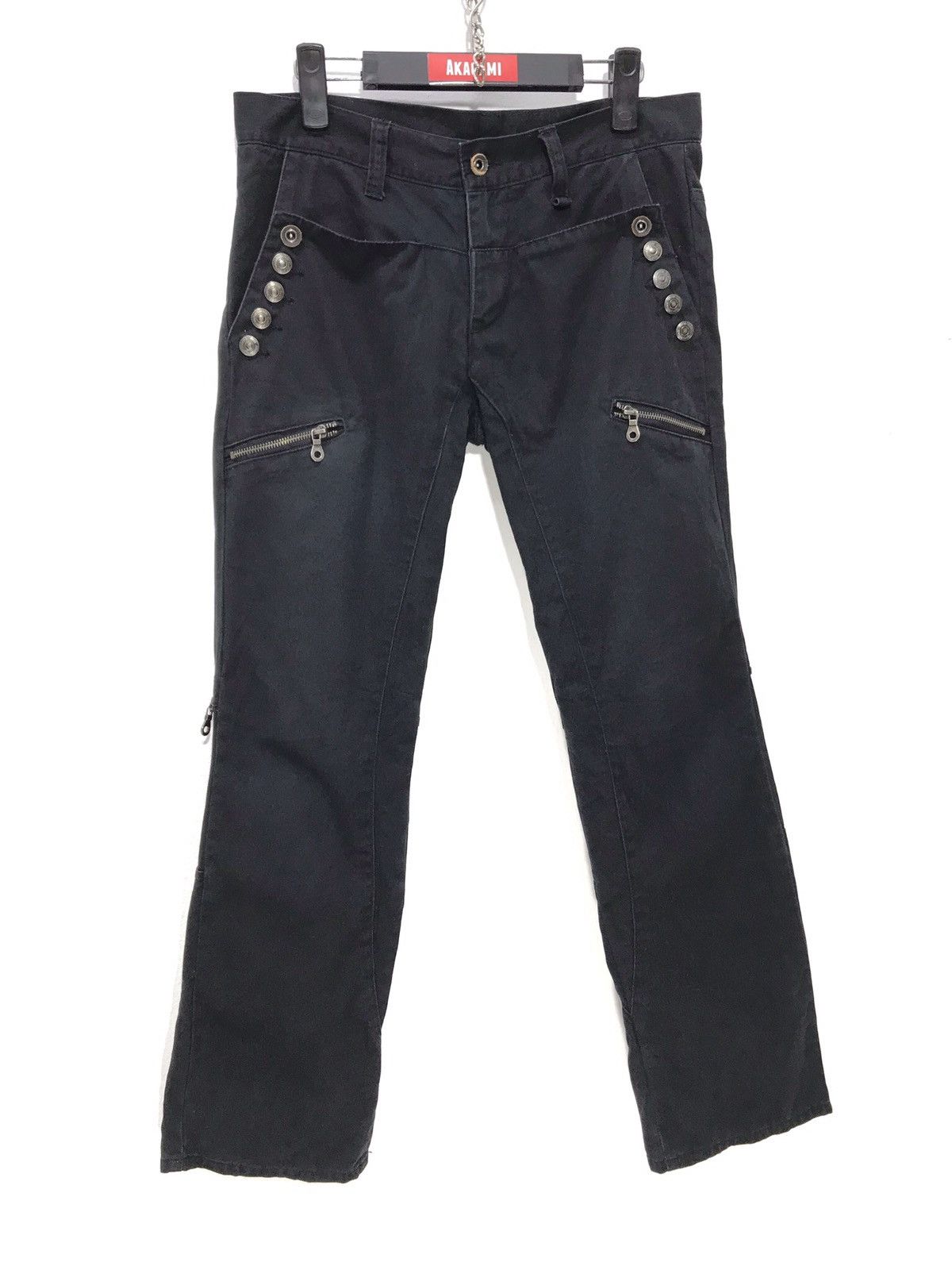 Japanese Brand Hagi Zipped Jeans PPFM Low Rise Straight 3🟦2 Size US 32 / EU 48 - 4 Thumbnail