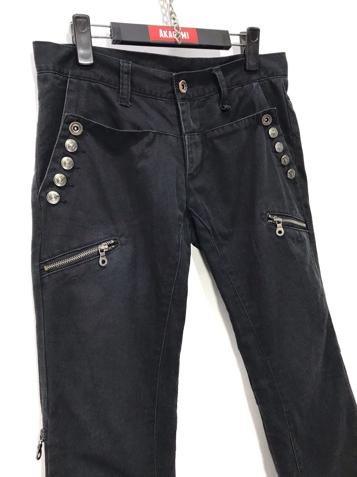Japanese Brand Hagi Zipped Jeans PPFM Low Rise Straight 3🟦2 Size US 32 / EU 48 - 5 Thumbnail