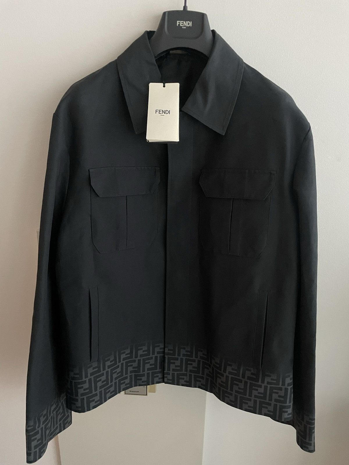 Fendi $3K Value Brand NEW Runway Fendi FF Logo Jacket Limited Size US M / EU 48-50 / 2 - 1 Thumbnail