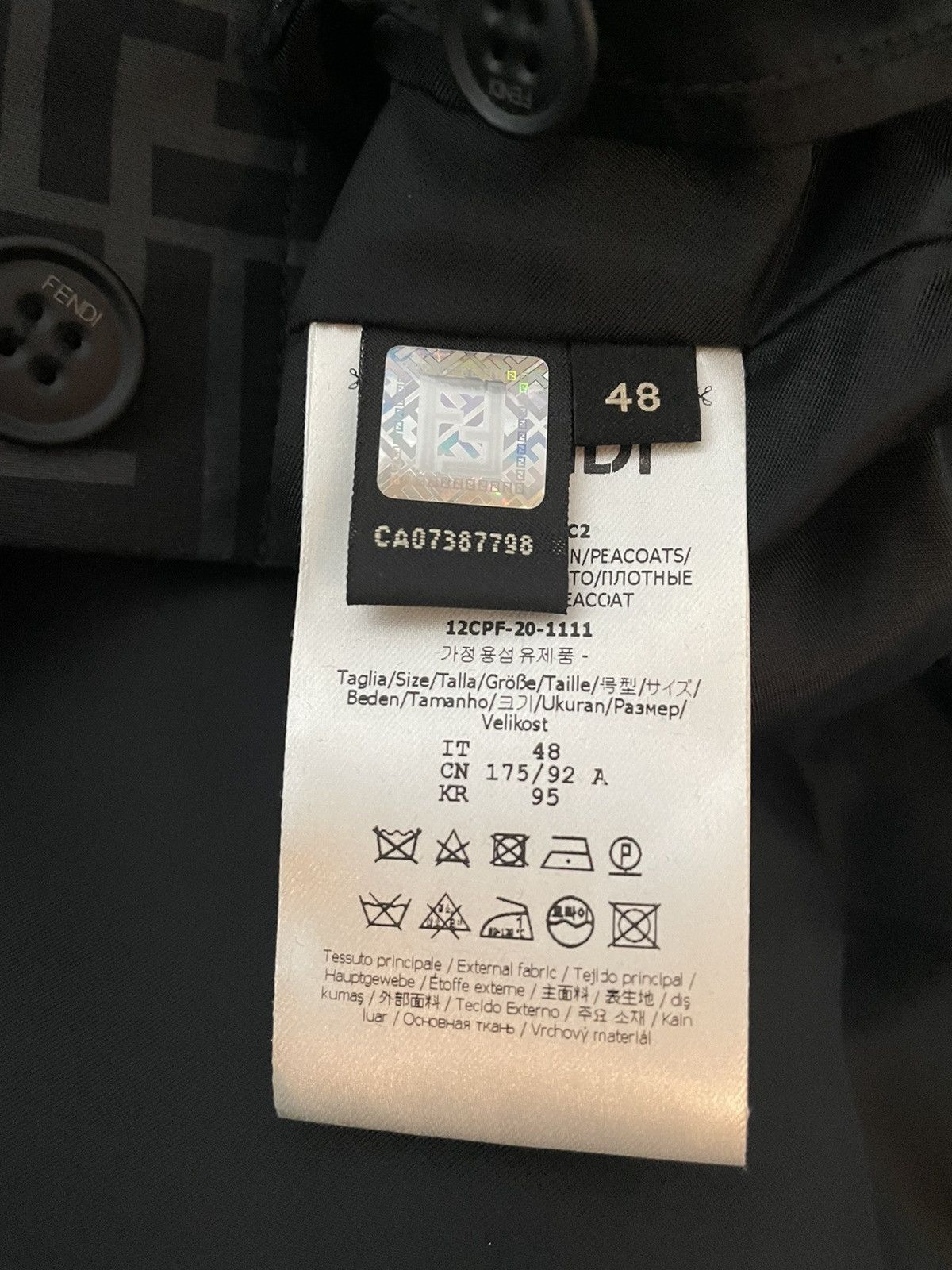 Fendi $3K Value Brand NEW Runway Fendi FF Logo Jacket Limited Size US M / EU 48-50 / 2 - 6 Thumbnail