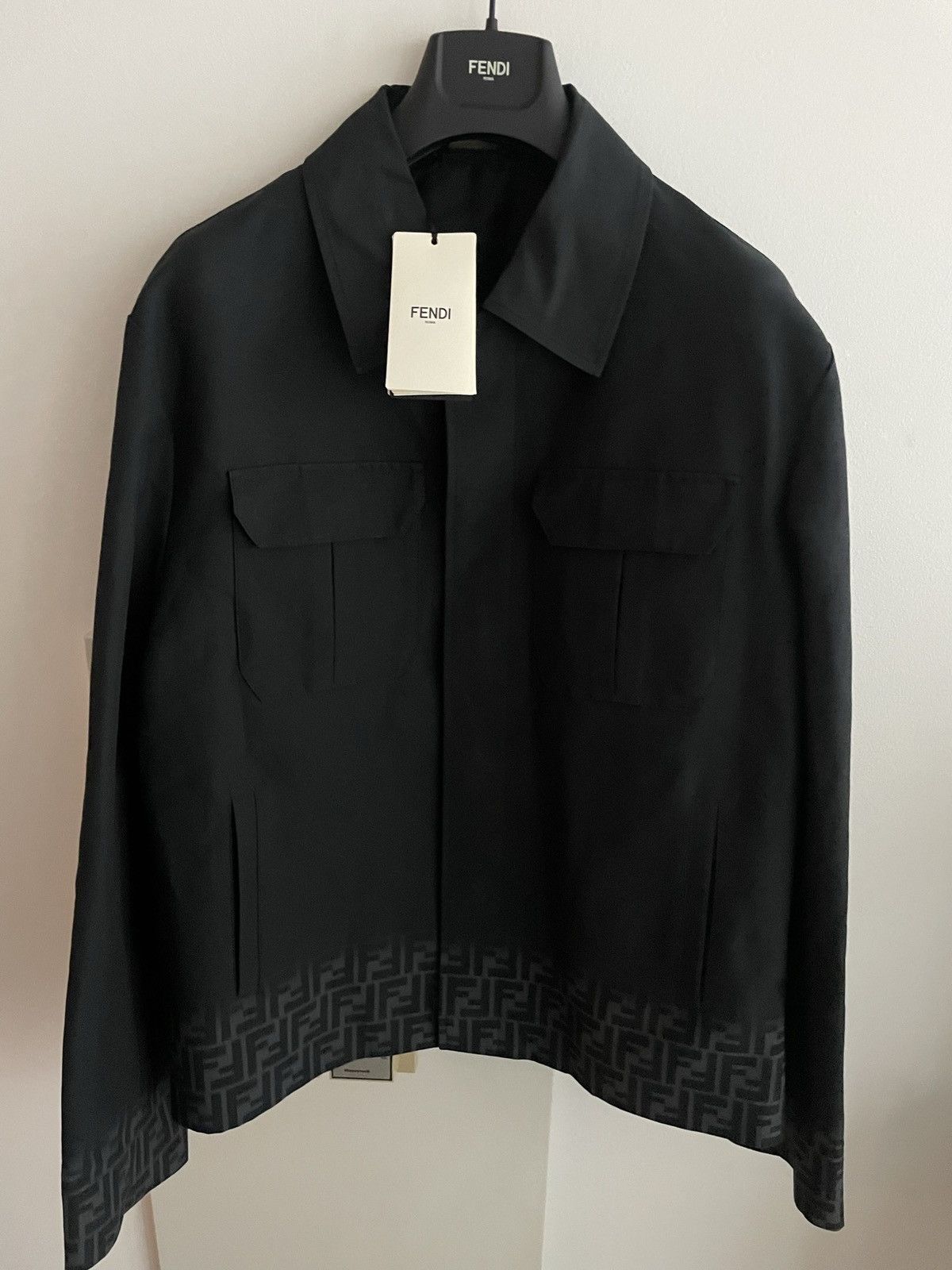 Fendi $3K Value Brand NEW Runway Fendi FF Logo Jacket Limited Size US M / EU 48-50 / 2 - 24 Thumbnail