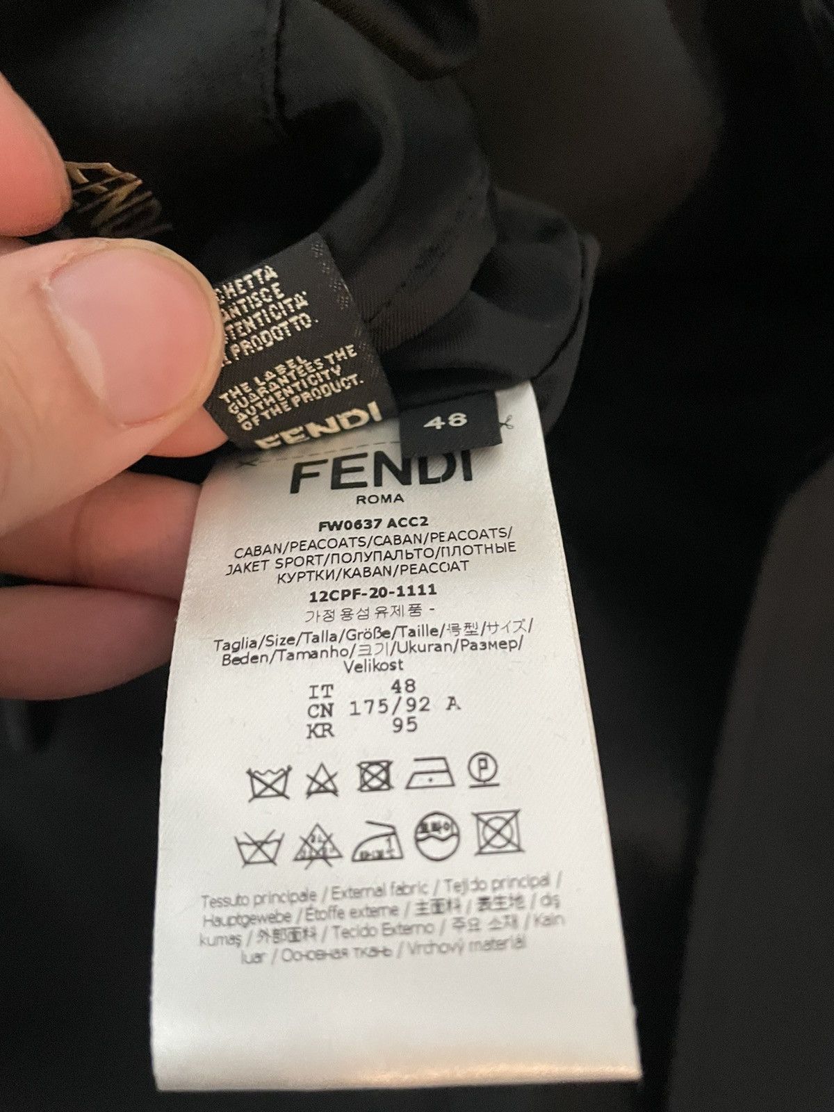 Fendi $3K Value Brand NEW Runway Fendi FF Logo Jacket Limited Size US M / EU 48-50 / 2 - 12 Thumbnail
