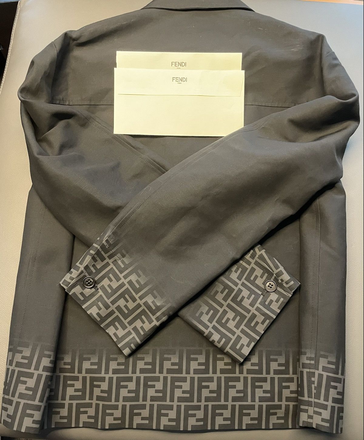 Fendi $3K Value Brand NEW Runway Fendi FF Logo Jacket Limited Size US M / EU 48-50 / 2 - 13 Thumbnail