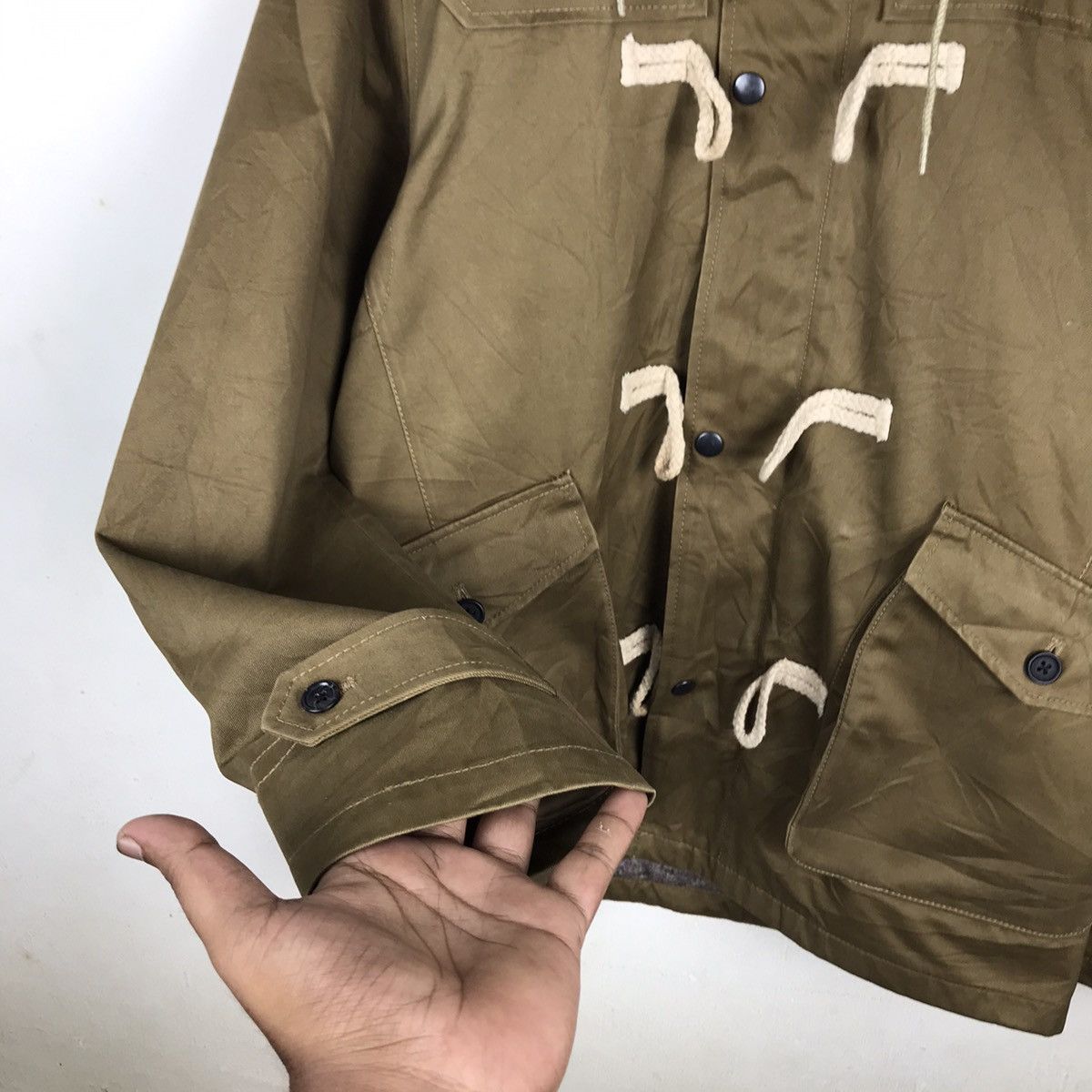 Designer × Japanese Brand × Vintage Vintage Japanese Bliss point Duffel Hooded Jacket Size US M / EU 48-50 / 2 - 6 Thumbnail