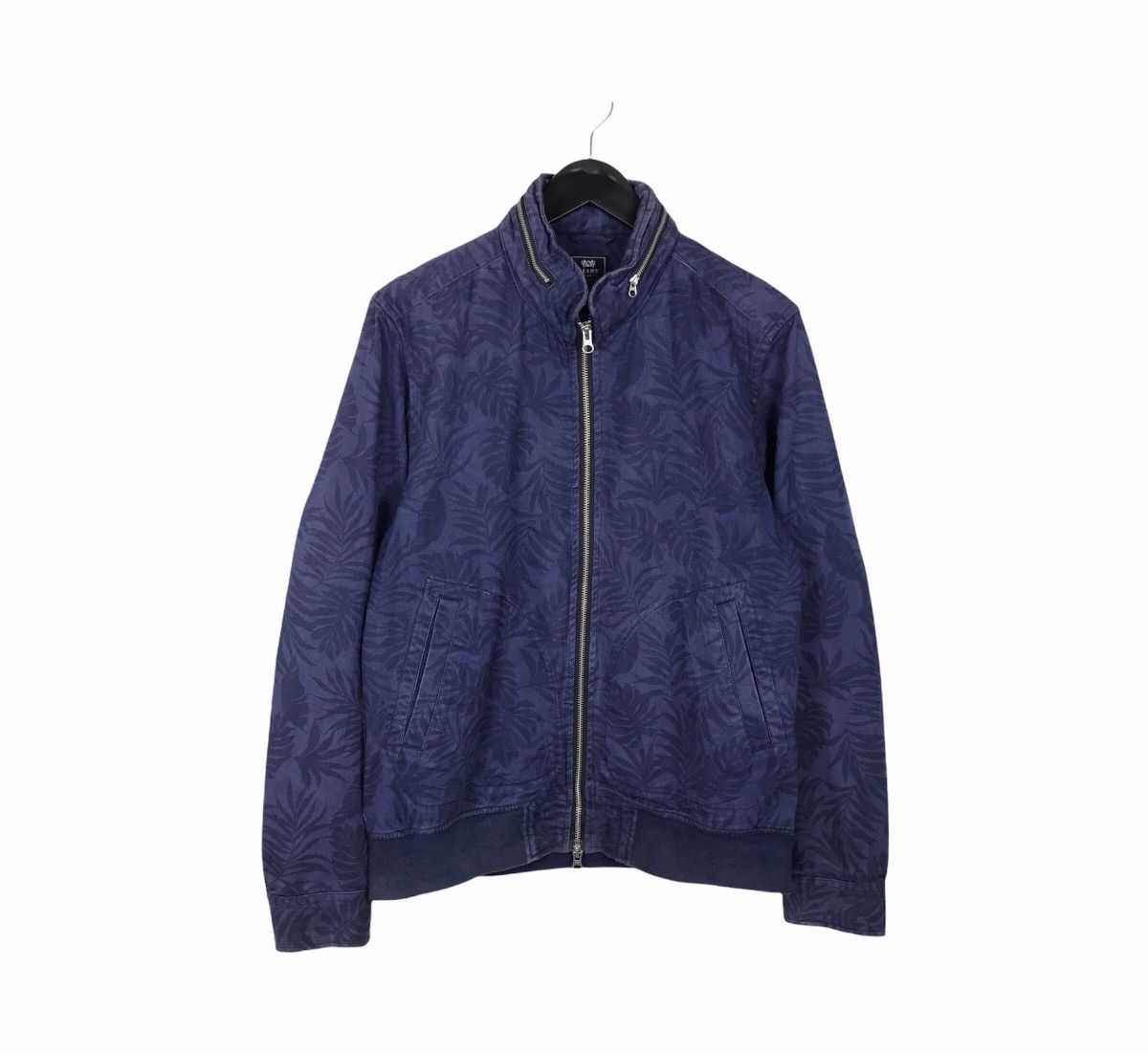Vintage Beam Heart Distressed Color Floral Style Jacket