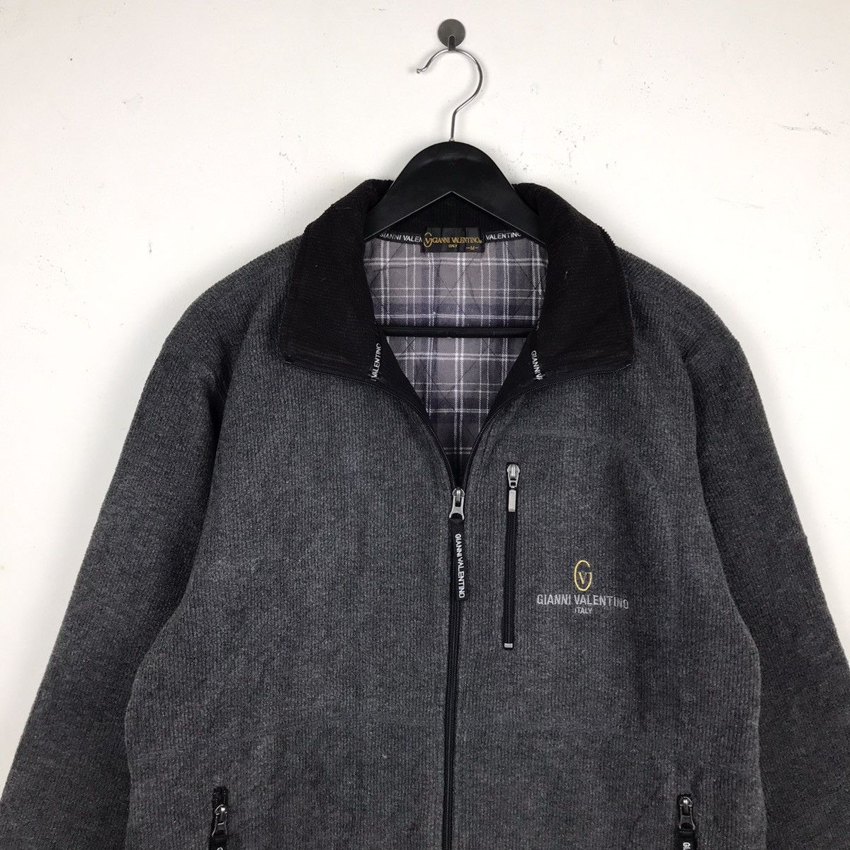 Gianni Valentino × Japanese Brand × Valentino Vintage Gianni Valentino small Embroidery Logo Jacket Size US M / EU 48-50 / 2 - 2 Thumbnail