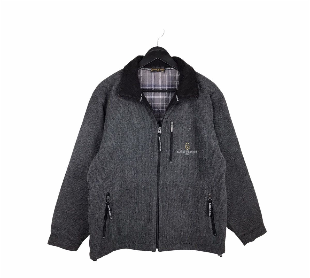 Gianni Valentino × Japanese Brand × Valentino Vintage Gianni Valentino small Embroidery Logo Jacket Size US M / EU 48-50 / 2 - 1 Thumbnail