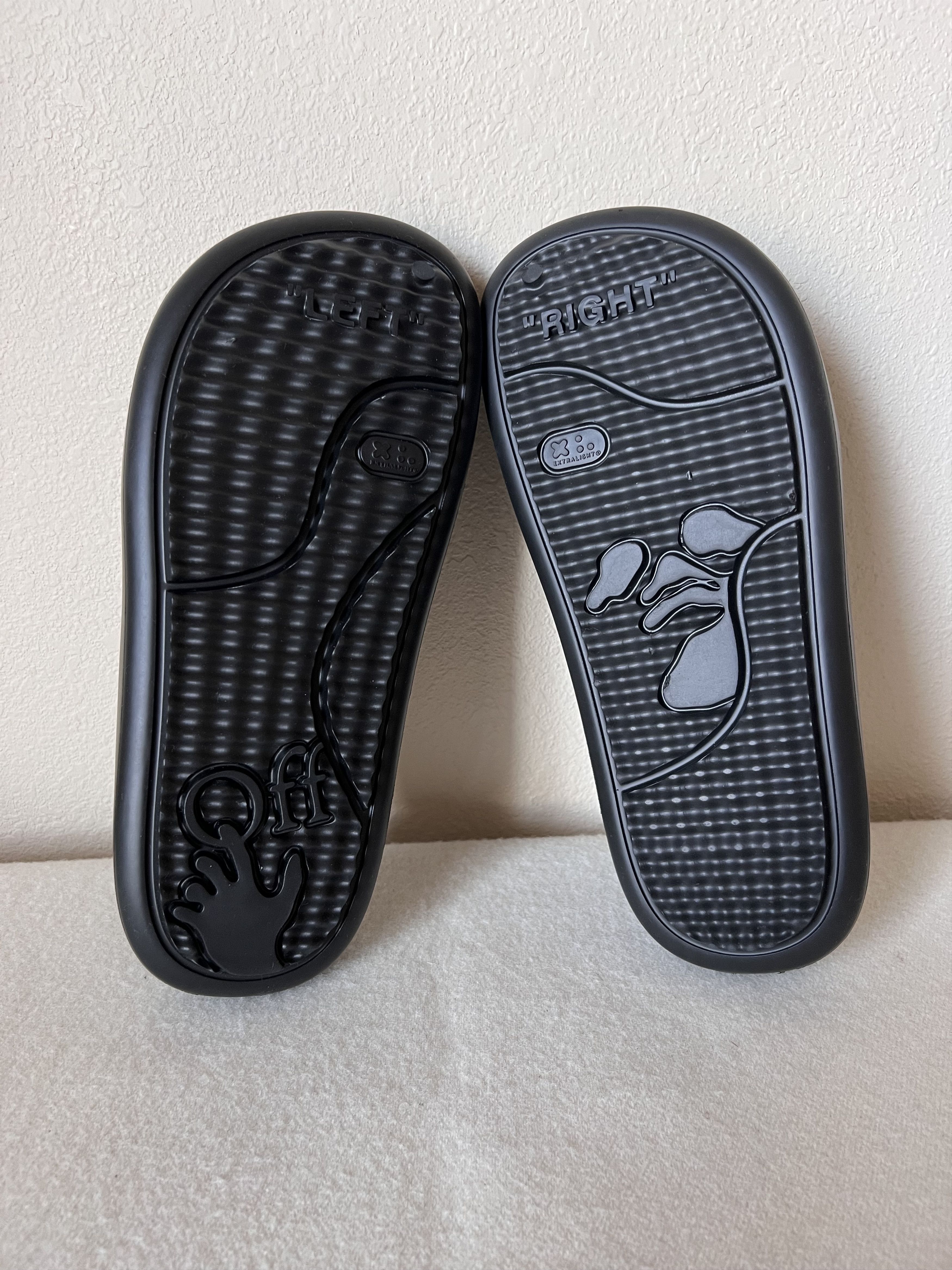Off-White Off White Rubber Meteor Slides in Black Size US 8 / EU 41 - 6 Thumbnail