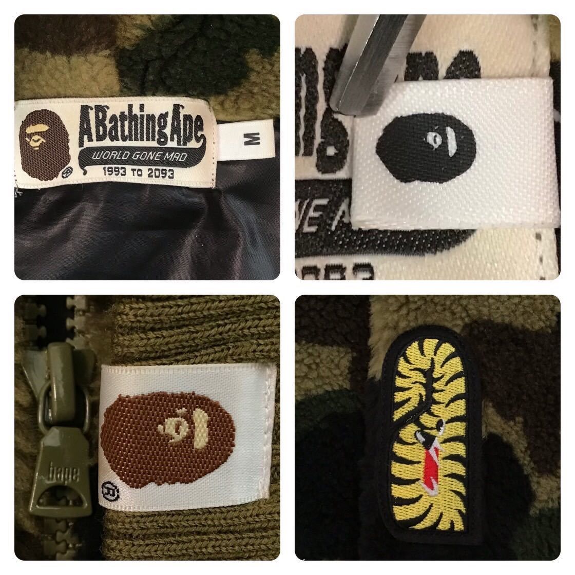 Bape BAPE Boa Shark full zip hoodie 1st camo green a bathing ape Size US M / EU 48-50 / 2 - 9 Thumbnail