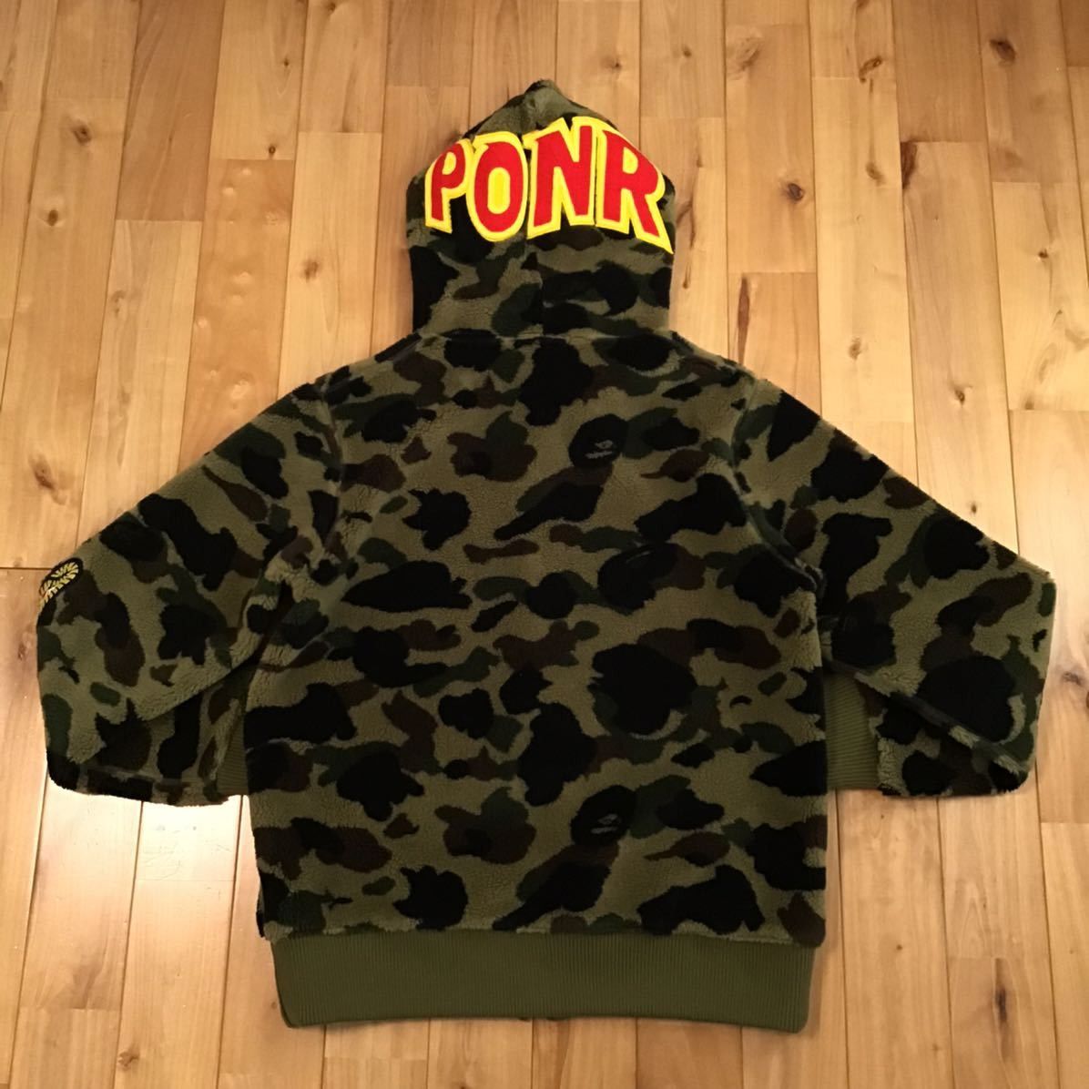 Bape BAPE Boa Shark full zip hoodie 1st camo green a bathing ape Size US M / EU 48-50 / 2 - 2 Thumbnail