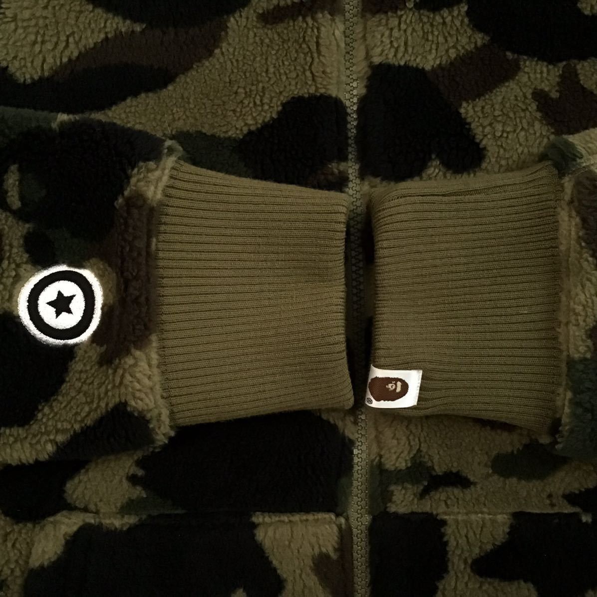 Bape BAPE Boa Shark full zip hoodie 1st camo green a bathing ape Size US M / EU 48-50 / 2 - 7 Thumbnail