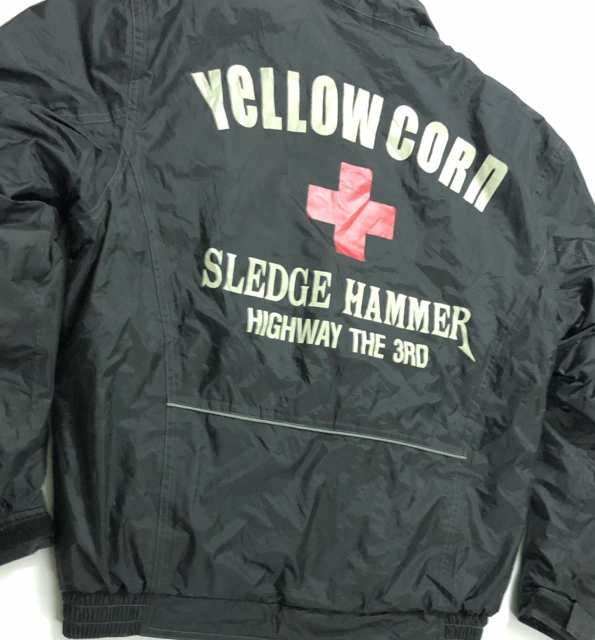 YELLOW CORN Vtg🔥Yelow Corn Sledge Hammer Racing Motorcycle Jacket Size US L / EU 52-54 / 3 - 14 Thumbnail