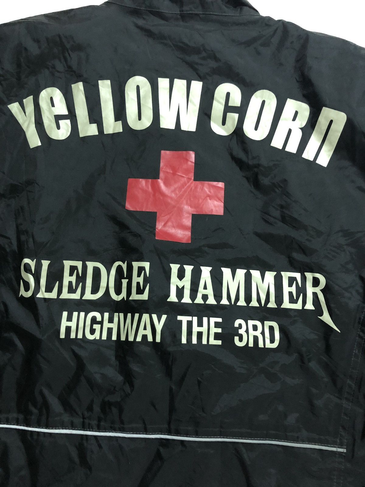 YELLOW CORN Vtg🔥Yelow Corn Sledge Hammer Racing Motorcycle Jacket Size US L / EU 52-54 / 3 - 3 Thumbnail