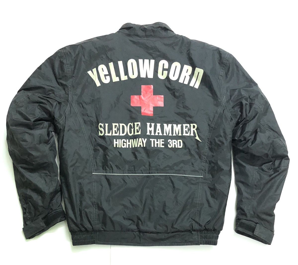 YELLOW CORN Vtg🔥Yelow Corn Sledge Hammer Racing Motorcycle Jacket Size US L / EU 52-54 / 3 - 2 Thumbnail