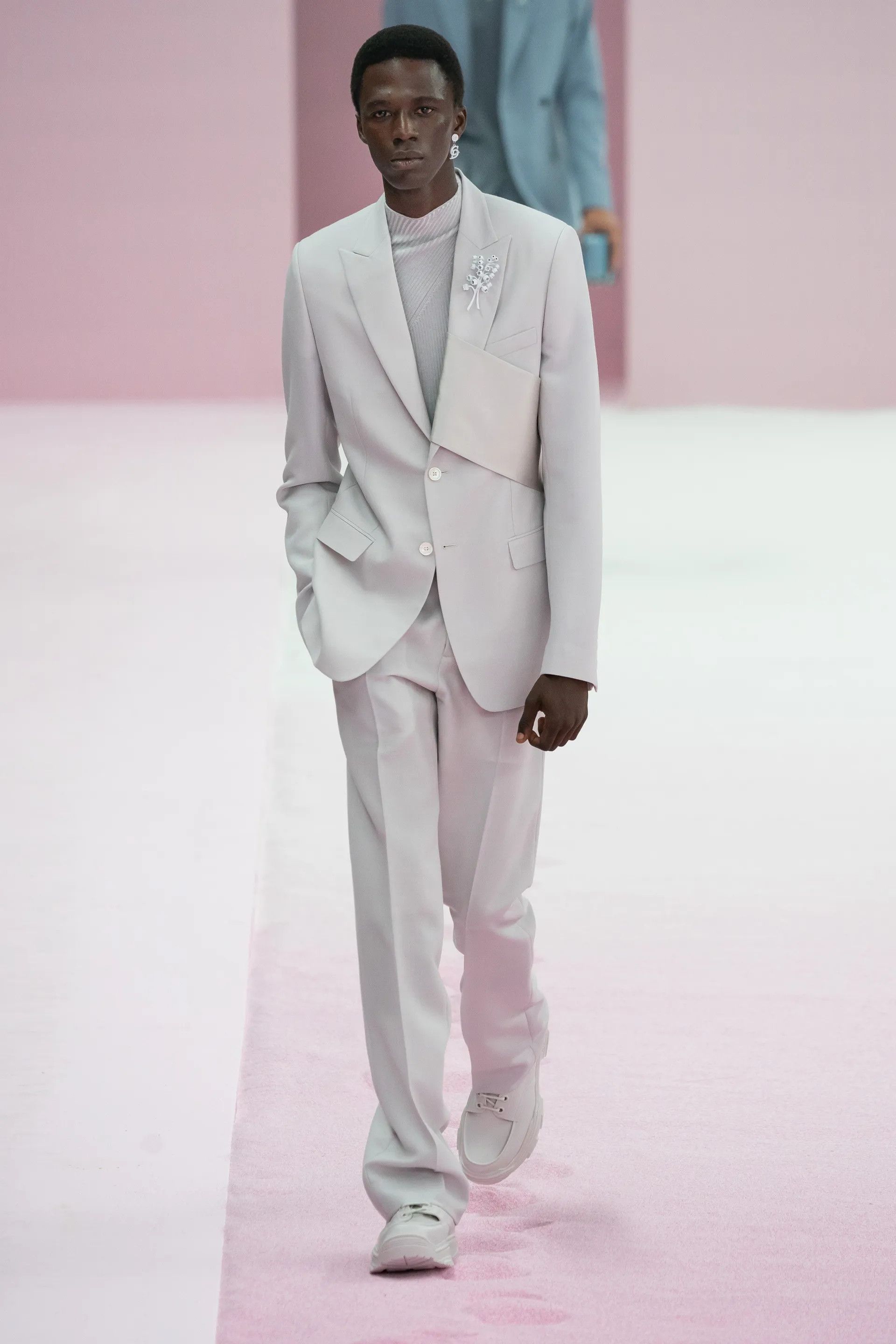 Daniel Arsham SS20 Runway Grey Blazer Size 50S - 7 Thumbnail