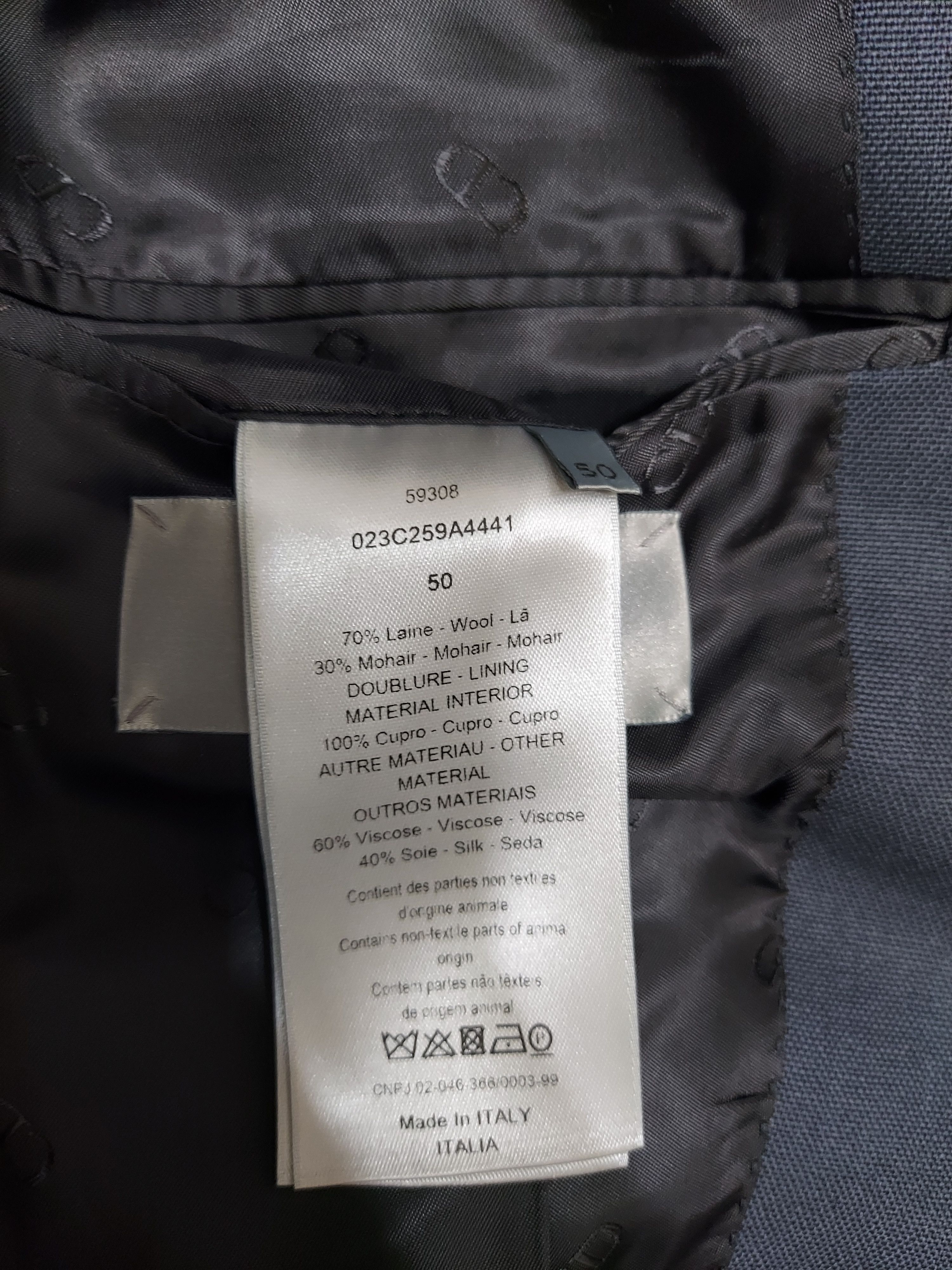 Daniel Arsham SS20 Runway Grey Blazer Size 50S - 5 Thumbnail
