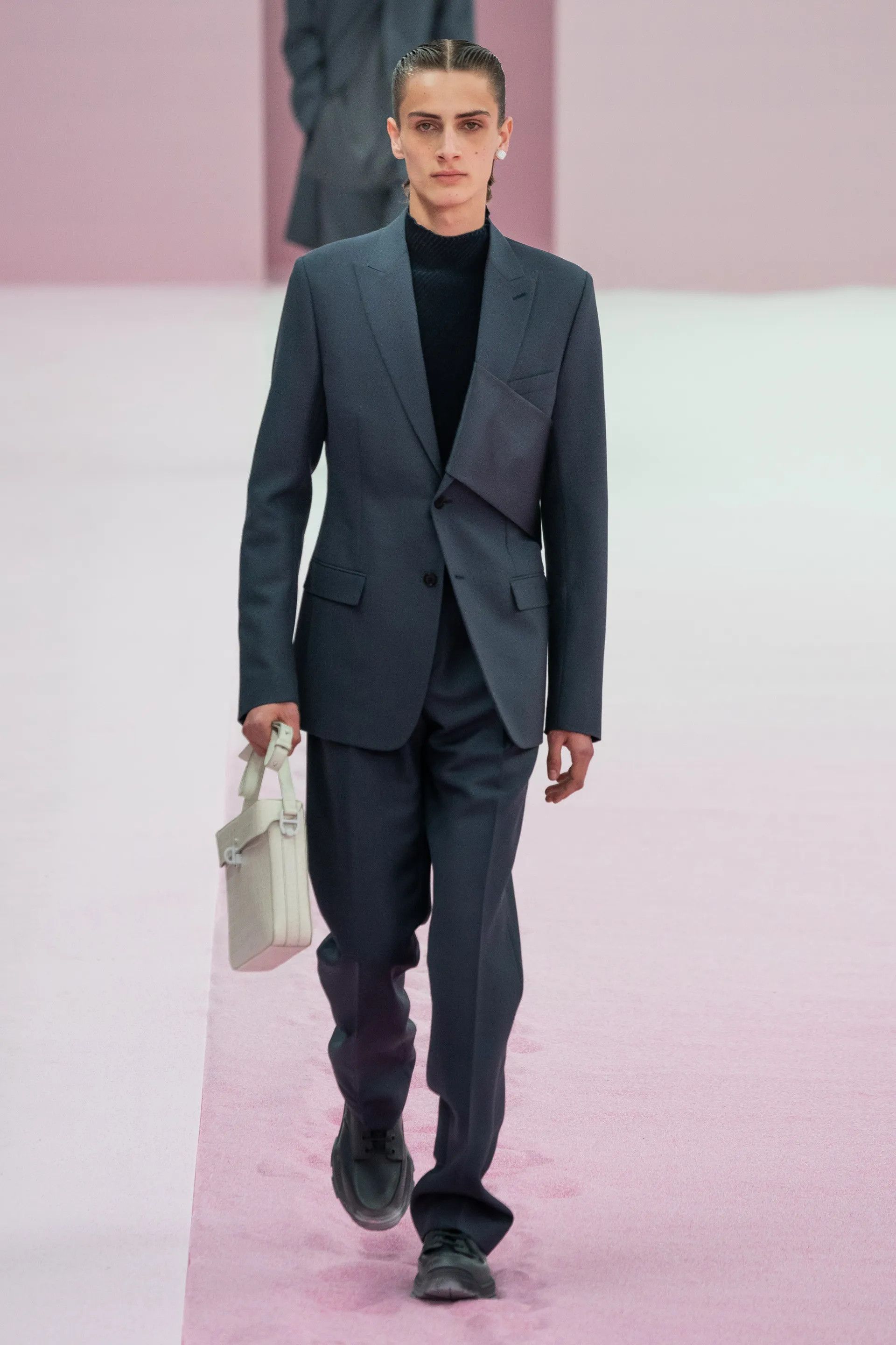 Daniel Arsham SS20 Runway Grey Blazer Size 50S - 6 Thumbnail
