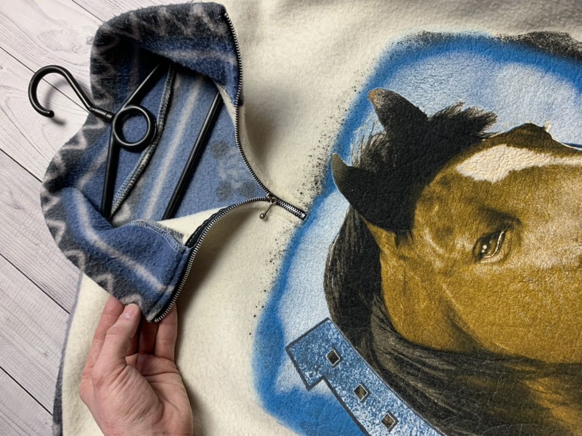Vintage Vintage Fleece jacket Horse Wolf big logo rare Size US M / EU 48-50 / 2 - 6 Thumbnail