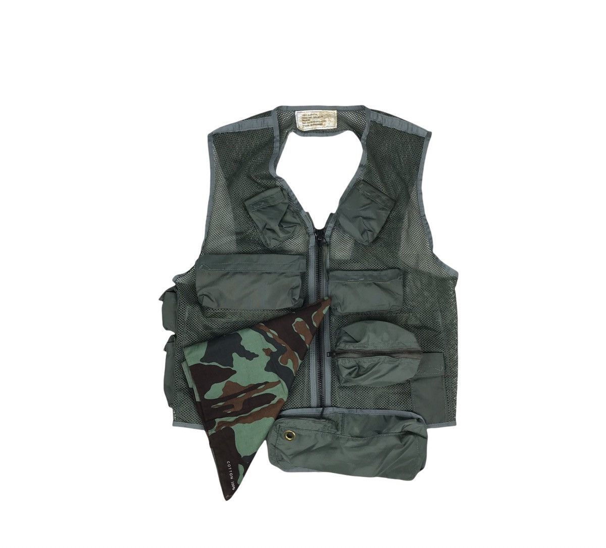 Vintage Vintage 70/80s Army Tactical Issue Survival Vest Jacket Size US M / EU 48-50 / 2 - 1 Thumbnail