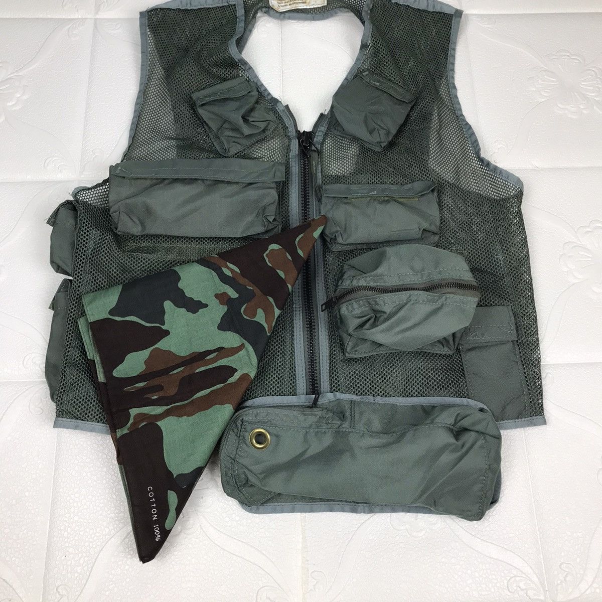 Vintage Vintage 70/80s Army Tactical Issue Survival Vest Jacket Size US M / EU 48-50 / 2 - 2 Thumbnail
