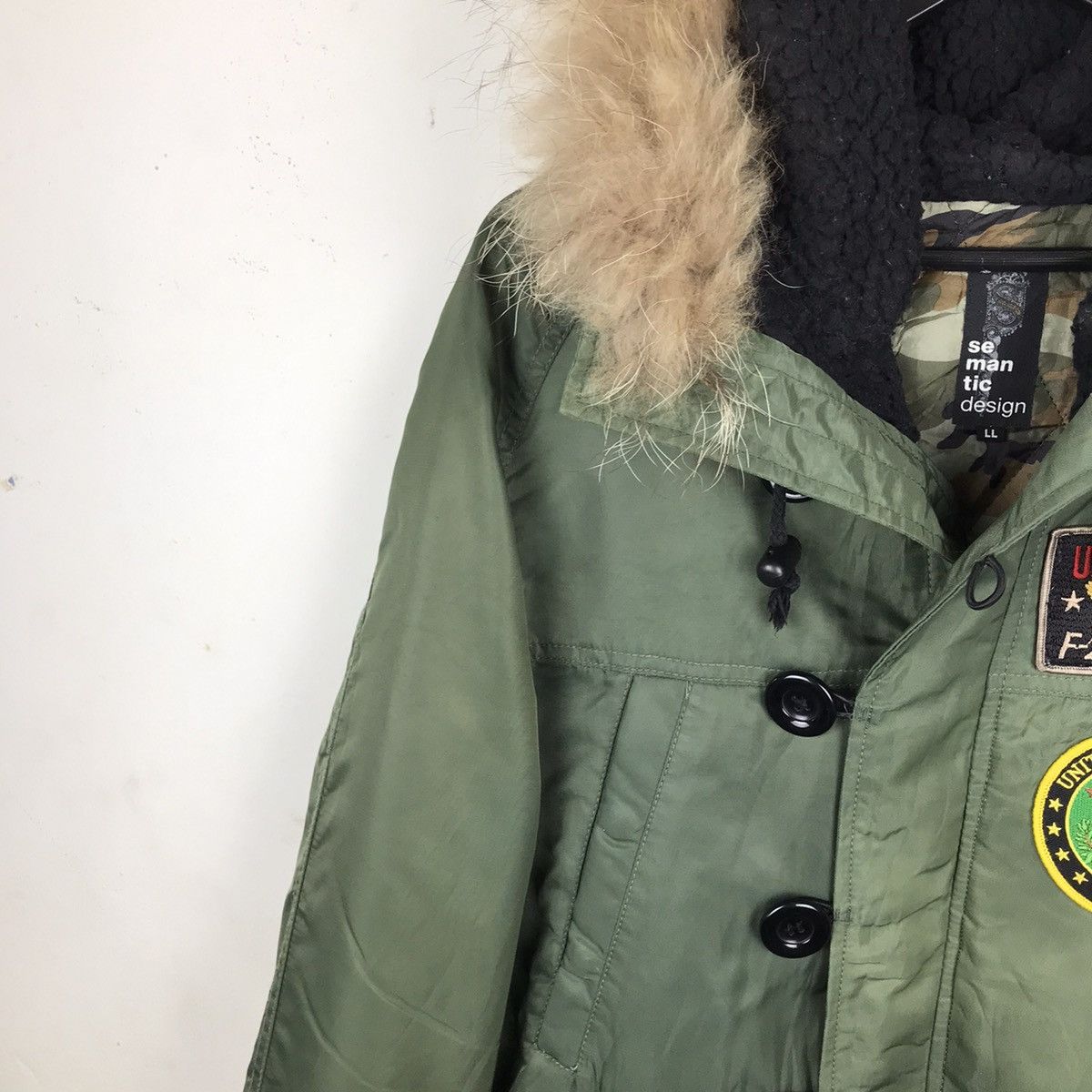 Designer × Japanese Brand × Vintage Vintage Japanese Semantic design Army Hooded Parka Jacket Size US M / EU 48-50 / 2 - 5 Thumbnail
