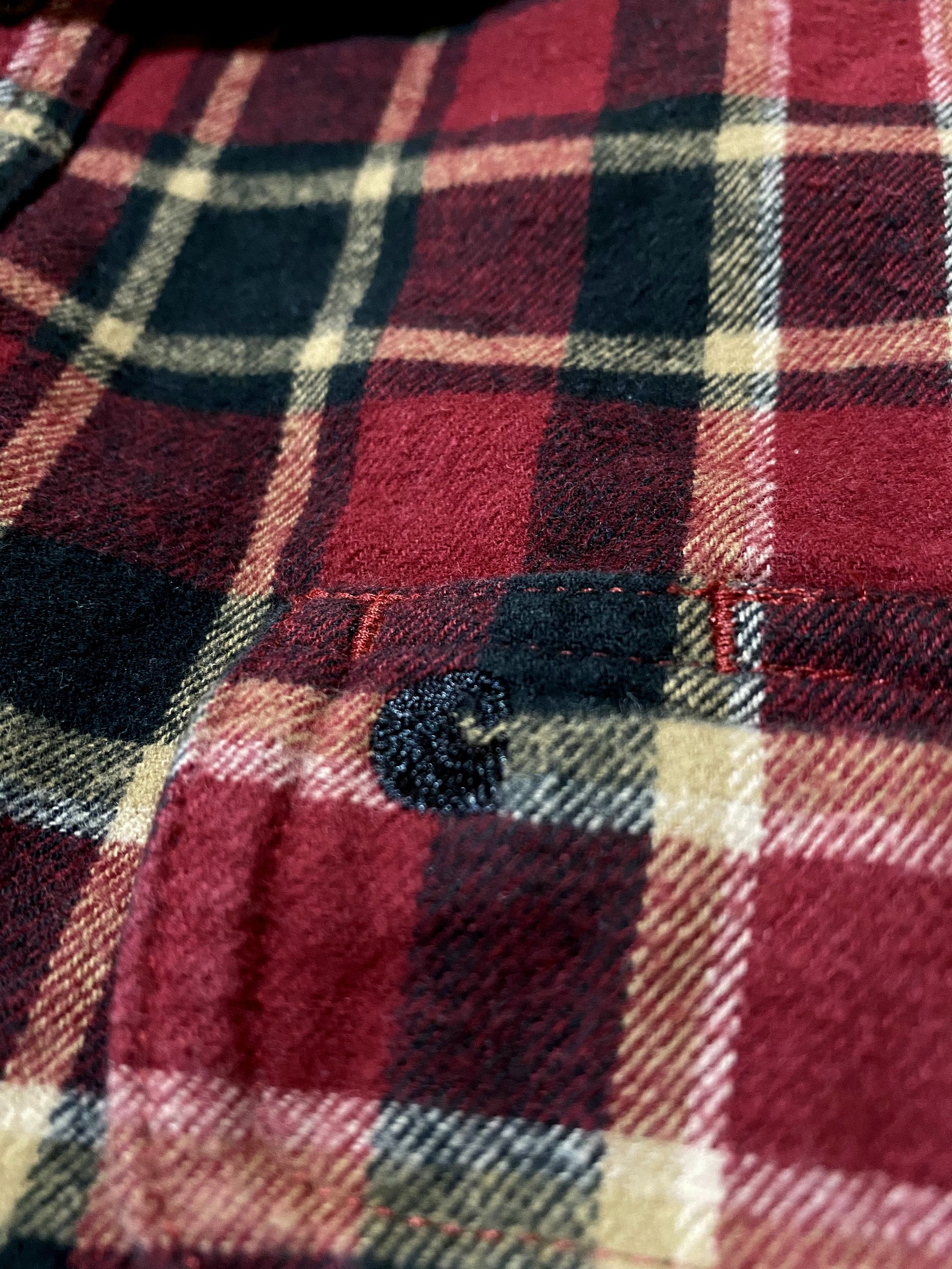 Carhartt Carhartt Vintage Thick Cotton Plaid Checkered Overshirt Size US XL / EU 56 / 4 - 5 Thumbnail