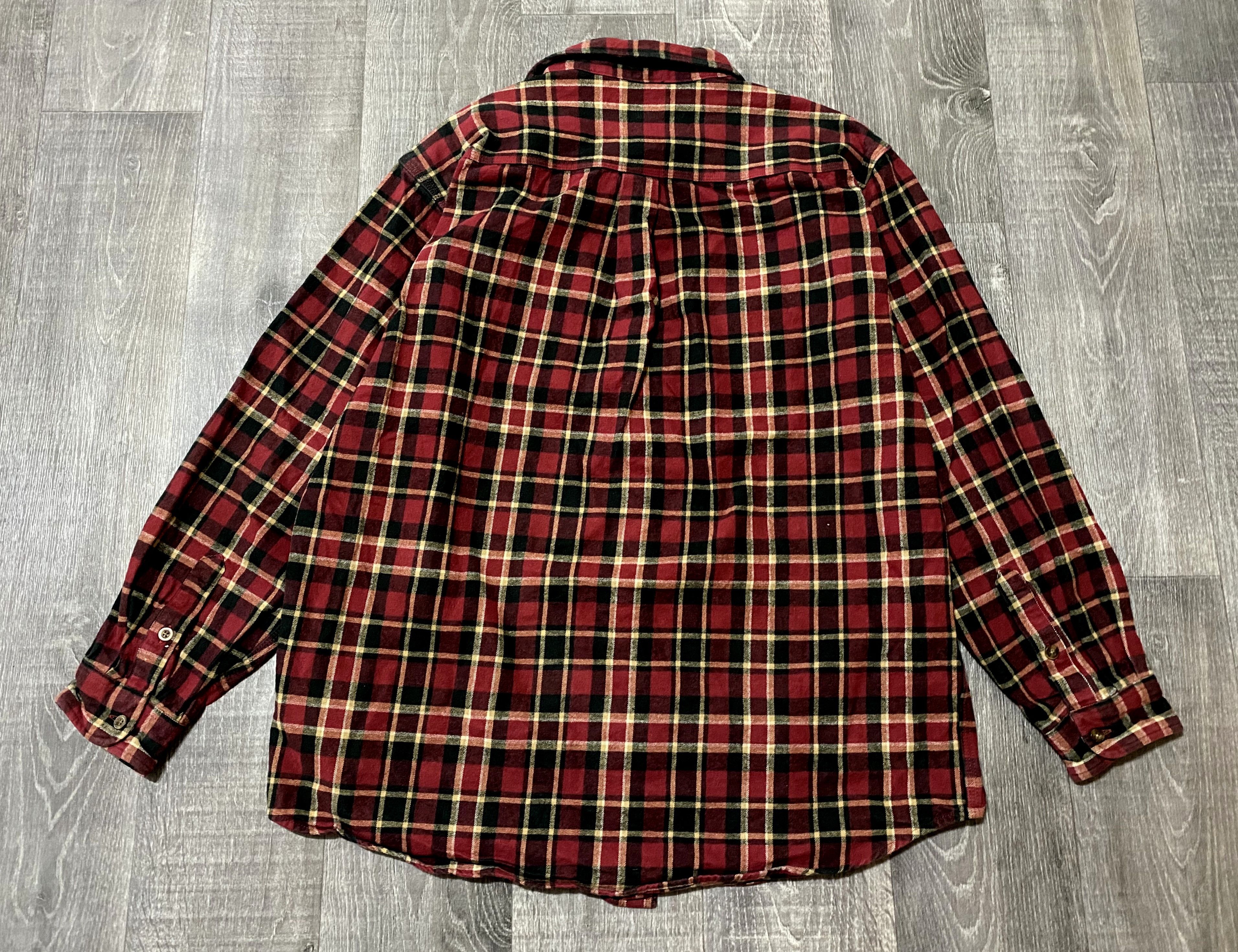 Carhartt Carhartt Vintage Thick Cotton Plaid Checkered Overshirt Size US XL / EU 56 / 4 - 3 Thumbnail