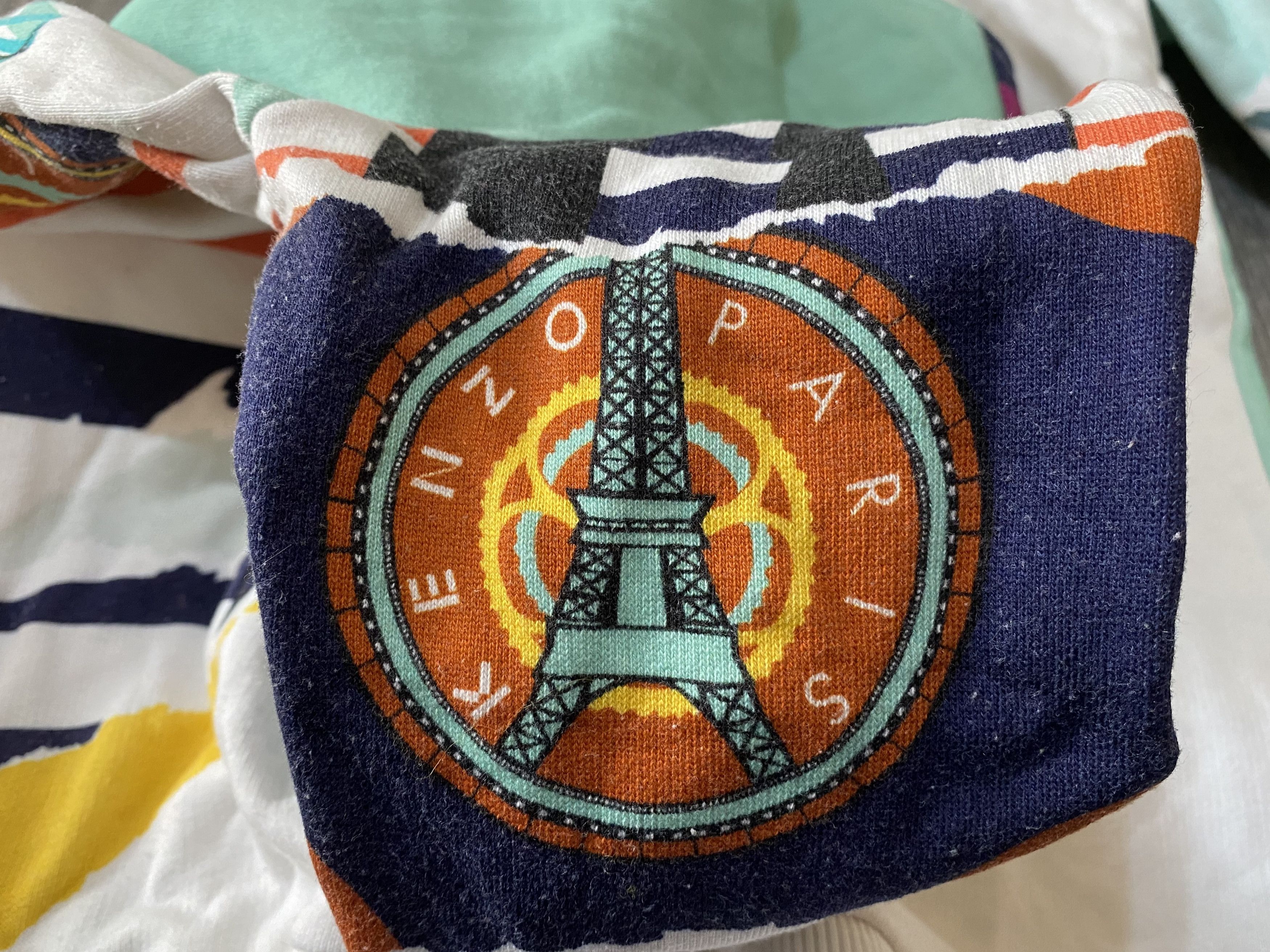 Kenzo Kenzo Multicolor Full Printed Embroidered Logo Sweatshirt Size US S / EU 44-46 / 1 - 10 Thumbnail
