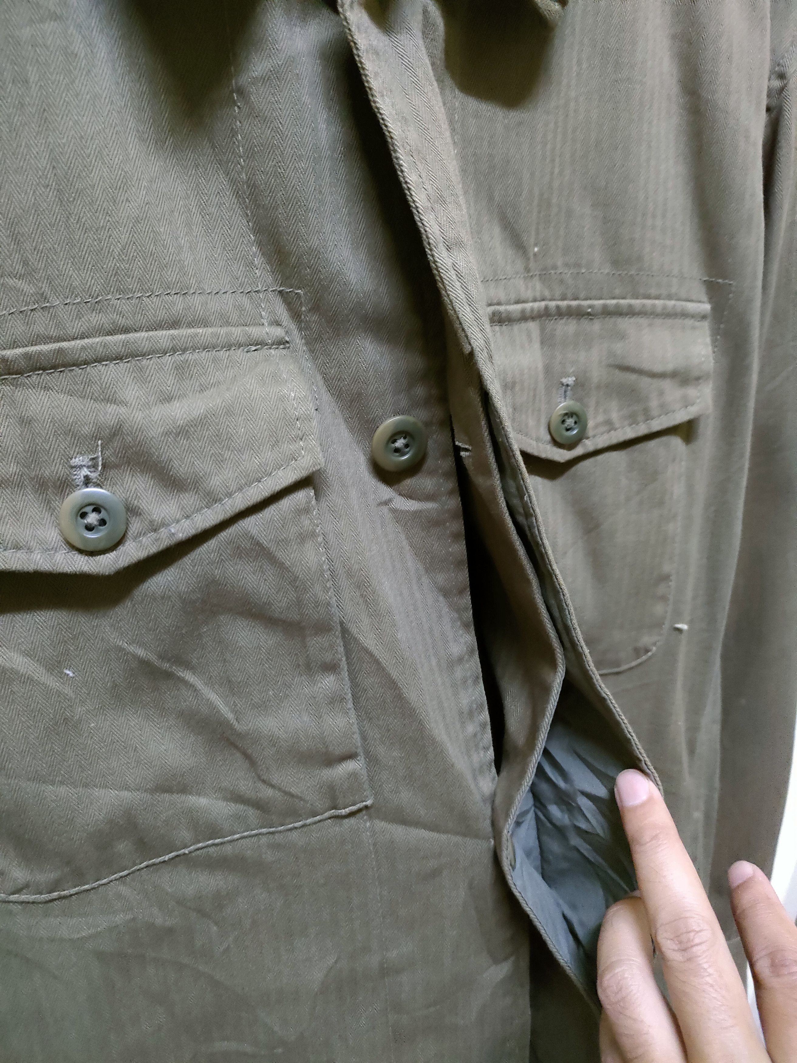 Other Herringbone Twill Military Jacket Style By G.U Size US XL / EU 56 / 4 - 8 Thumbnail