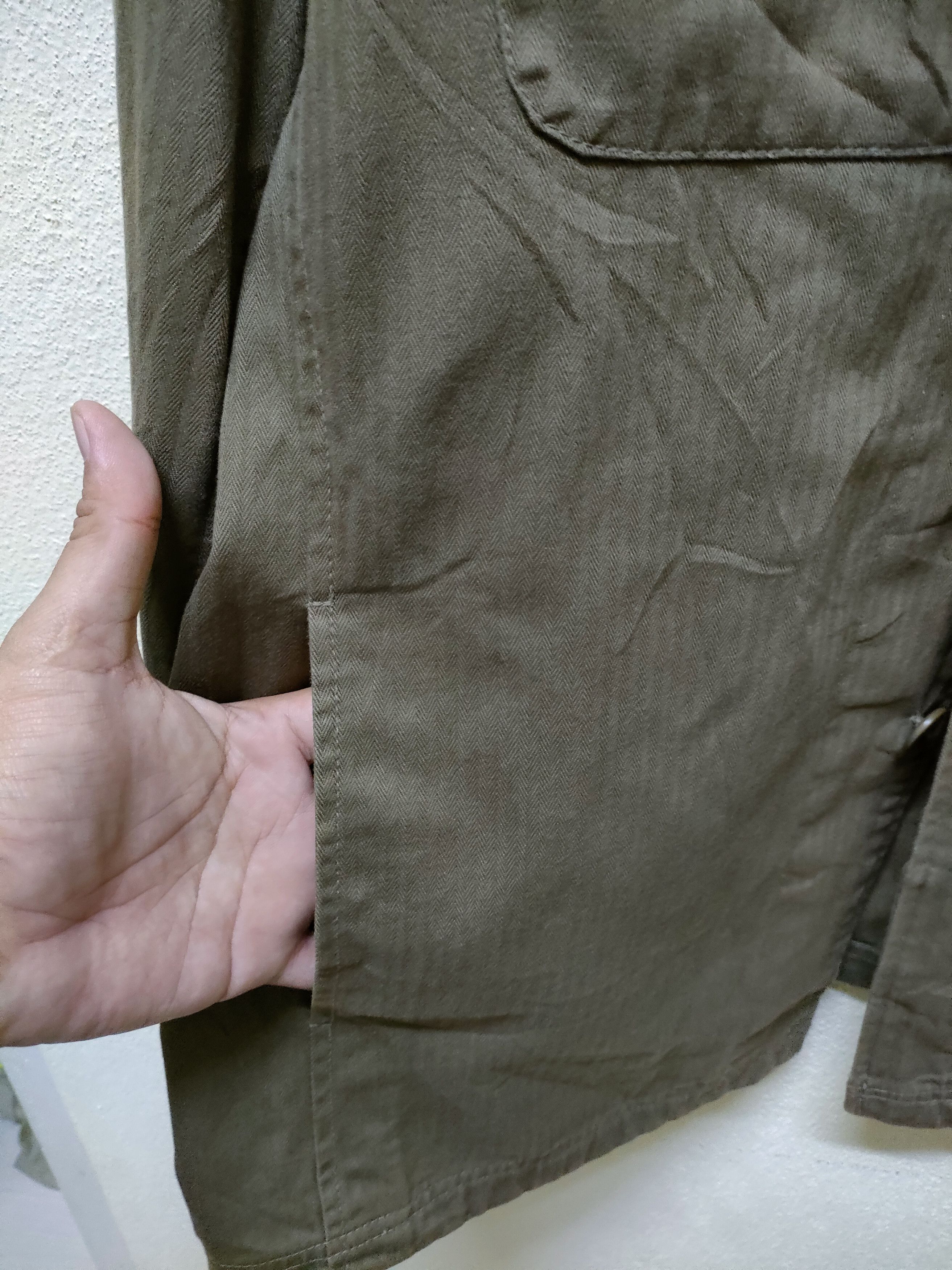 Other Herringbone Twill Military Jacket Style By G.U Size US XL / EU 56 / 4 - 4 Thumbnail