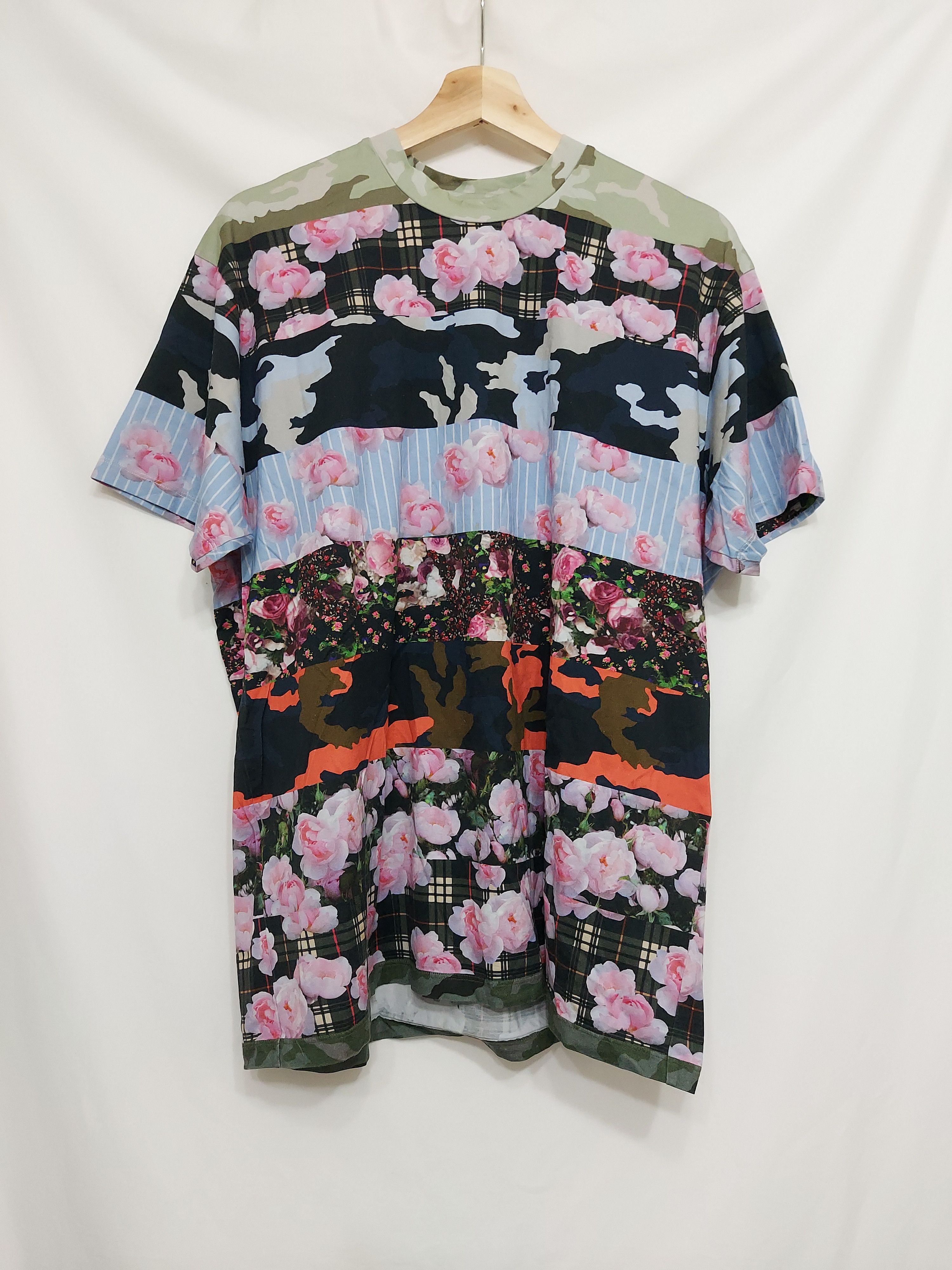 image of Givenchy x Riccardo Tisci Ss14 Floral Print T Shirt Tee, Men's (Size XS)