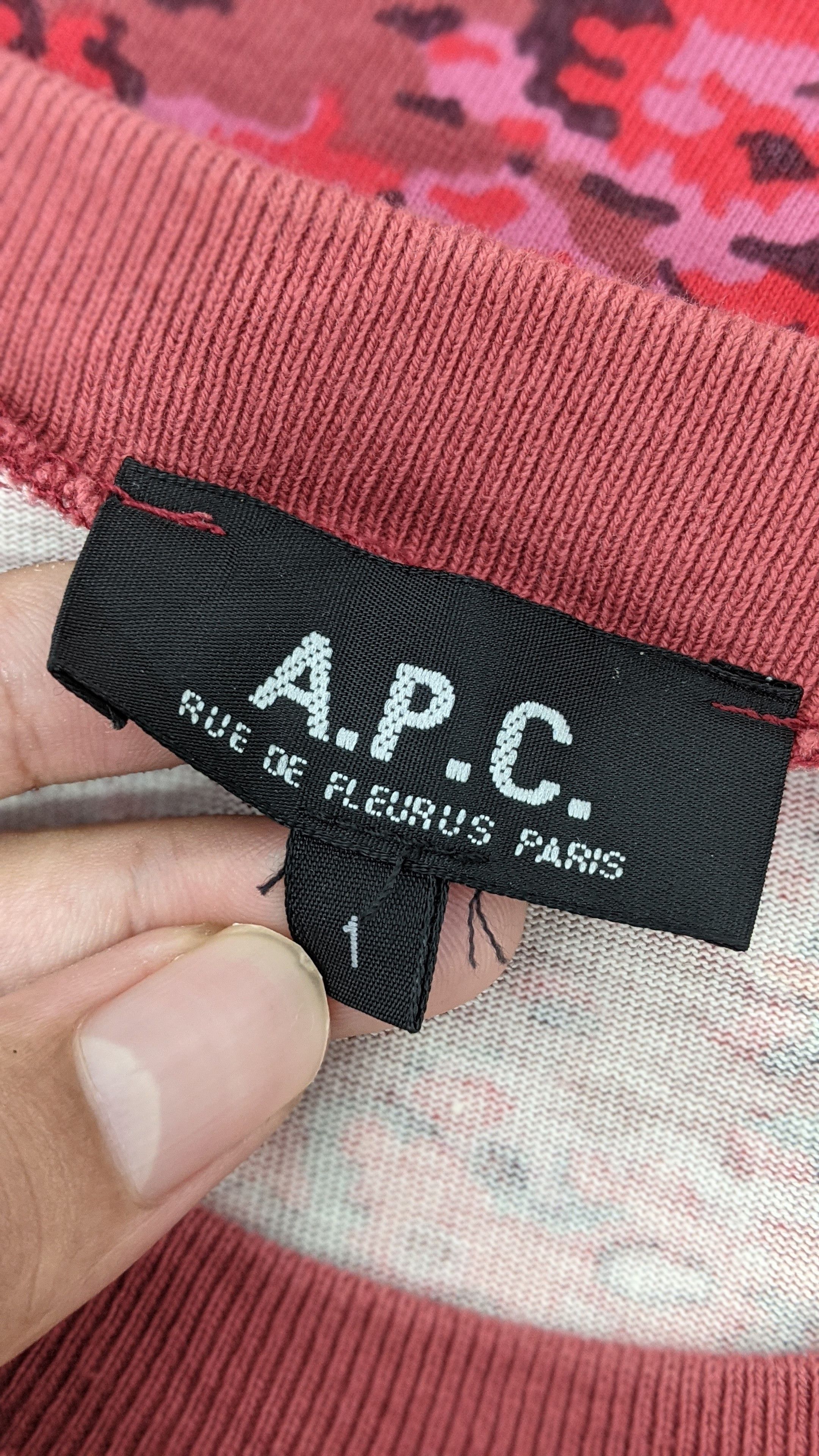 A.P.C. APC Camo Psychedelic shirt Size US S / EU 44-46 / 1 - 4 Thumbnail