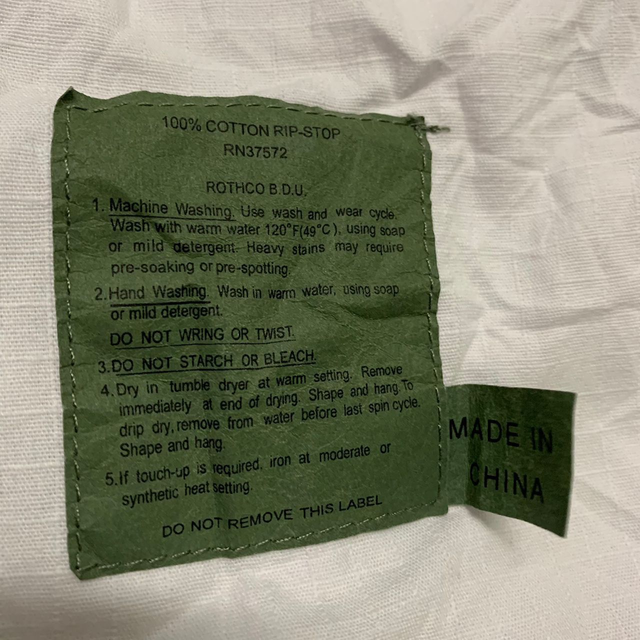 Japanese Brand 100% cotton rip stop jacket Size US M / EU 48-50 / 2 - 6 Thumbnail