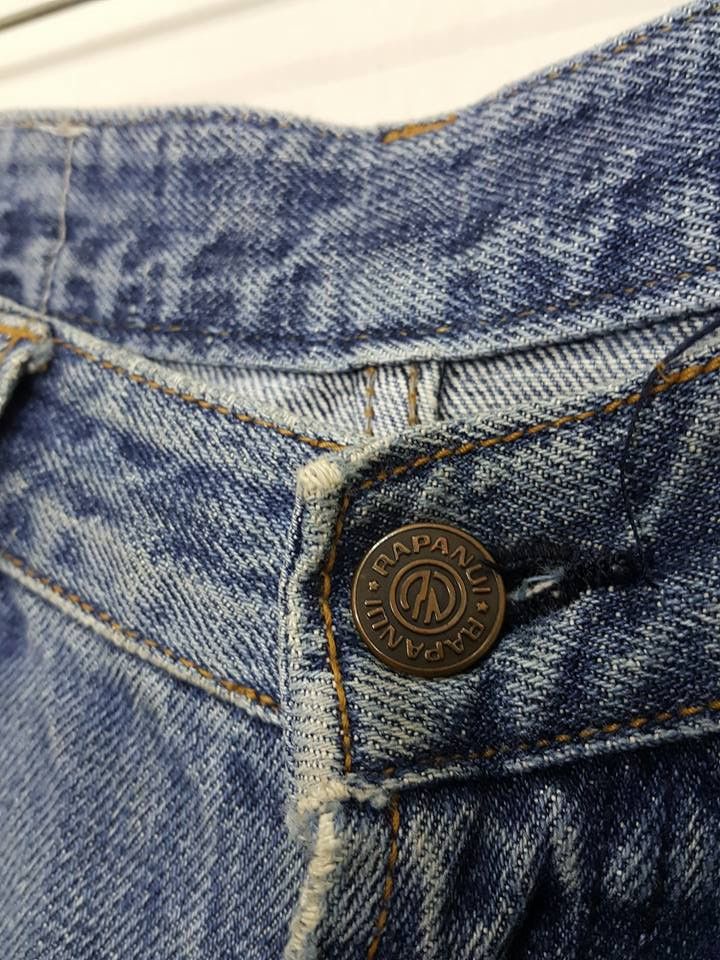 Designer × Japanese Brand Rapanui Distressed Patchwork Style Denim Jeans Pants Size US 30 / EU 46 - 12 Thumbnail