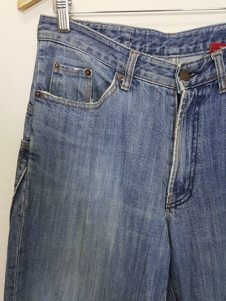 Designer × Japanese Brand Rapanui Distressed Patchwork Style Denim Jeans Pants Size US 30 / EU 46 - 6 Thumbnail