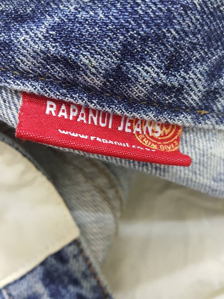 Designer × Japanese Brand Rapanui Distressed Patchwork Style Denim Jeans Pants Size US 30 / EU 46 - 14 Thumbnail