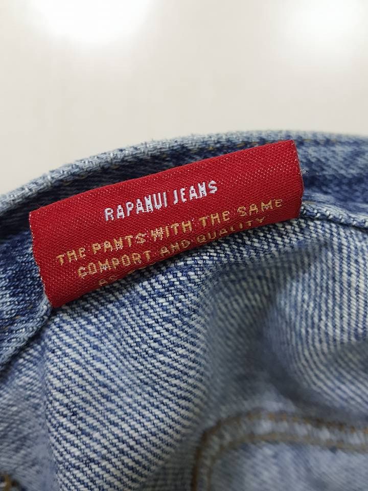 Designer × Japanese Brand Rapanui Distressed Patchwork Style Denim Jeans Pants Size US 30 / EU 46 - 15 Thumbnail