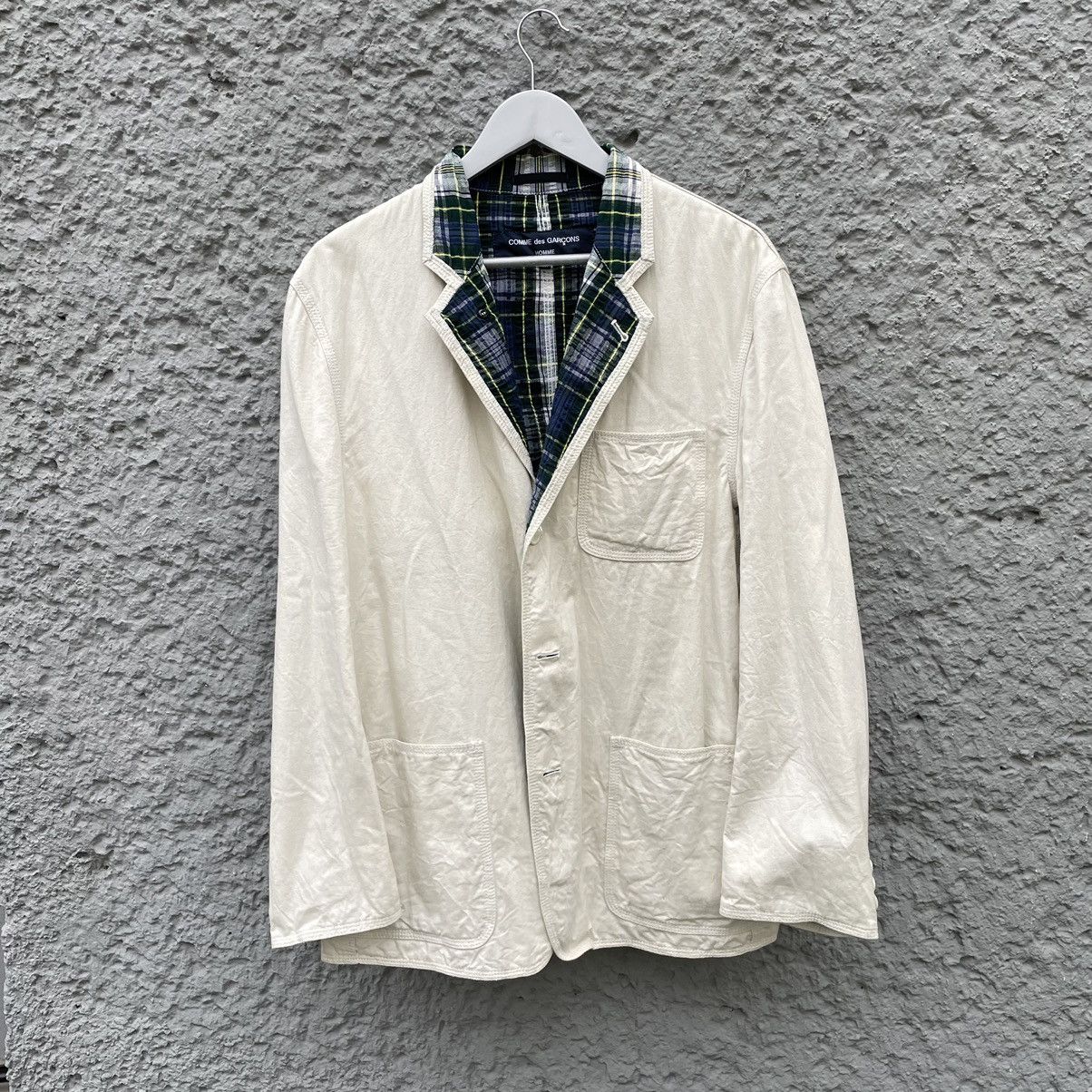 Comme des Garcons CDG Homme Junya Watanabe Blazer Jacket Tartan Size US M / EU 48-50 / 2 - 1 Thumbnail