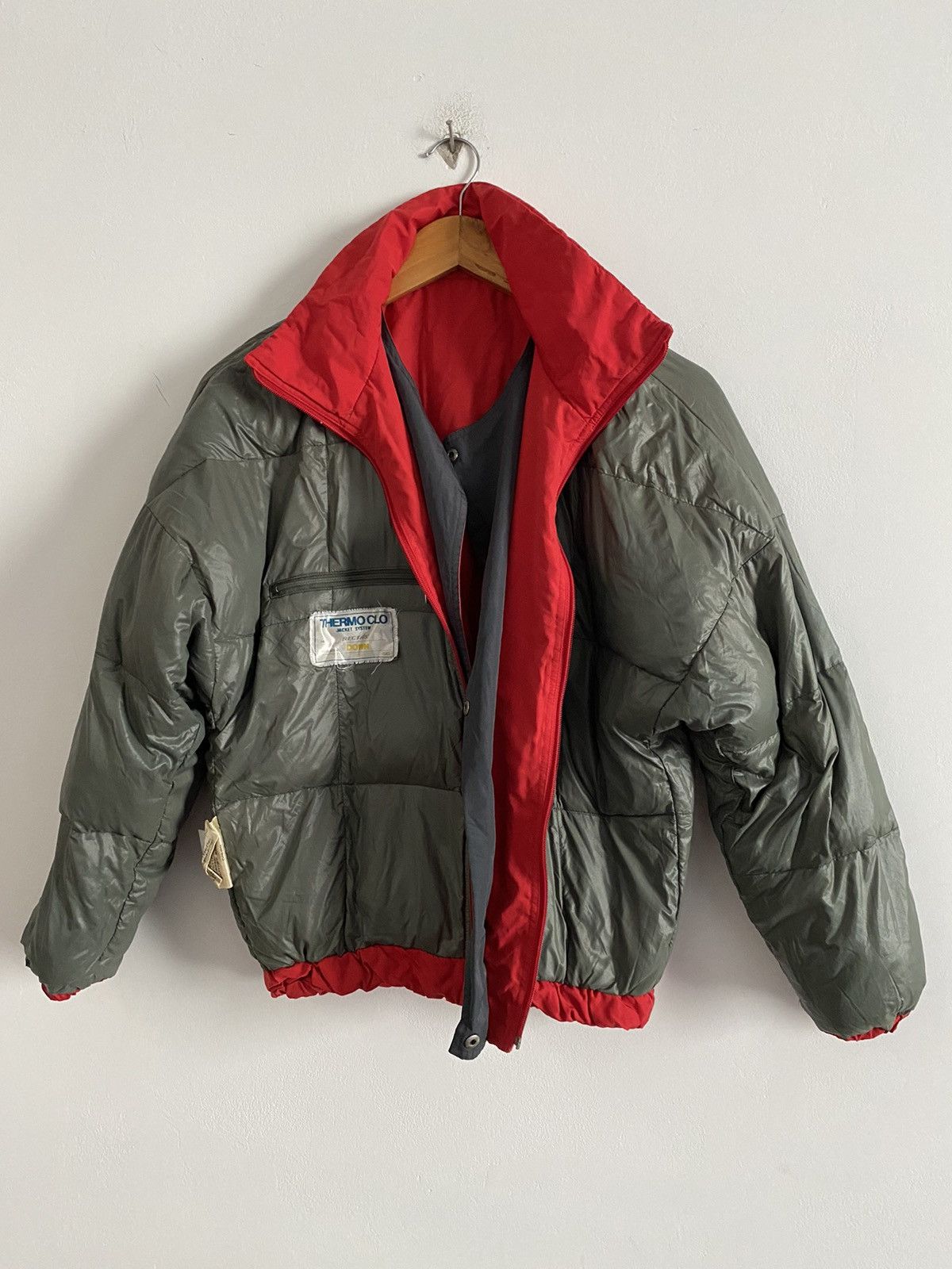 Moncler Moncler Red Down Jacket Size US L / EU 52-54 / 3 - 12 Thumbnail